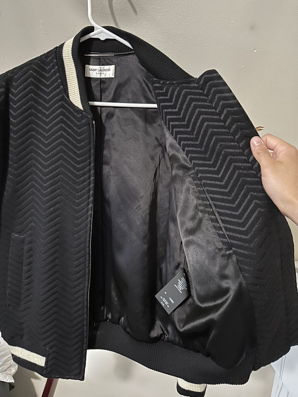 Saint Laurent Paris Saint Laurent Teddy Bomber Jacket Size US S / EU 44-46 / 1 - 6 Thumbnail