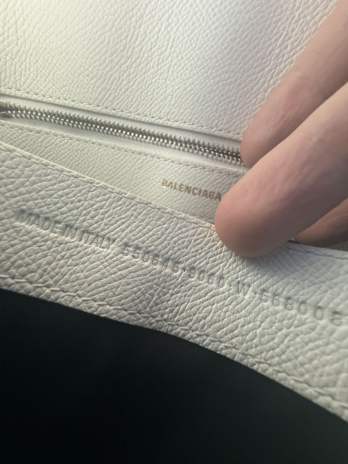 Balenciaga Balenciaga Ville Medium Top Handle Bag White With Logo Size ONE SIZE - 5 Thumbnail