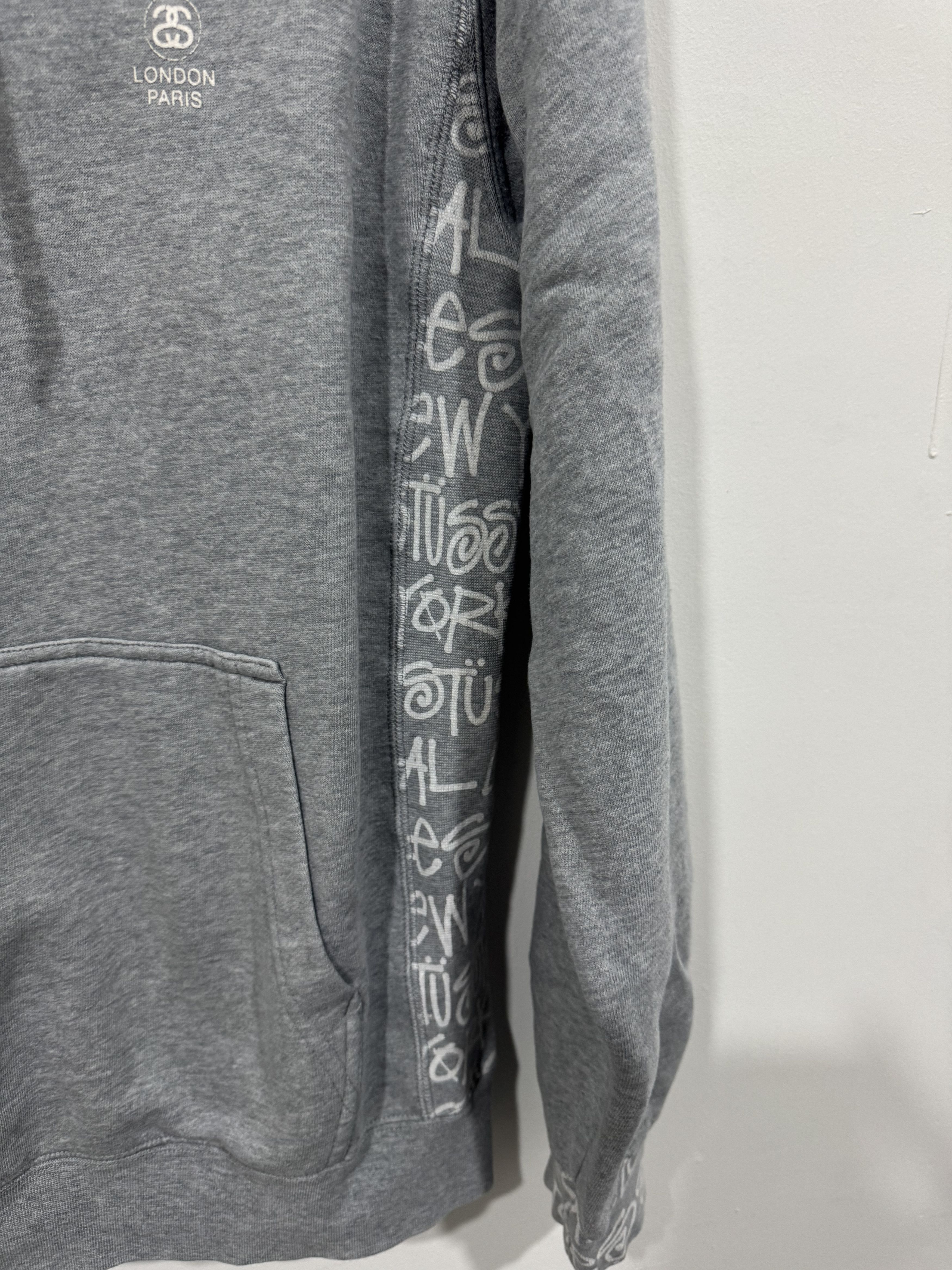 Stussy Stussy Gray Hoodie Size US L / EU 52-54 / 3 - 7 Thumbnail