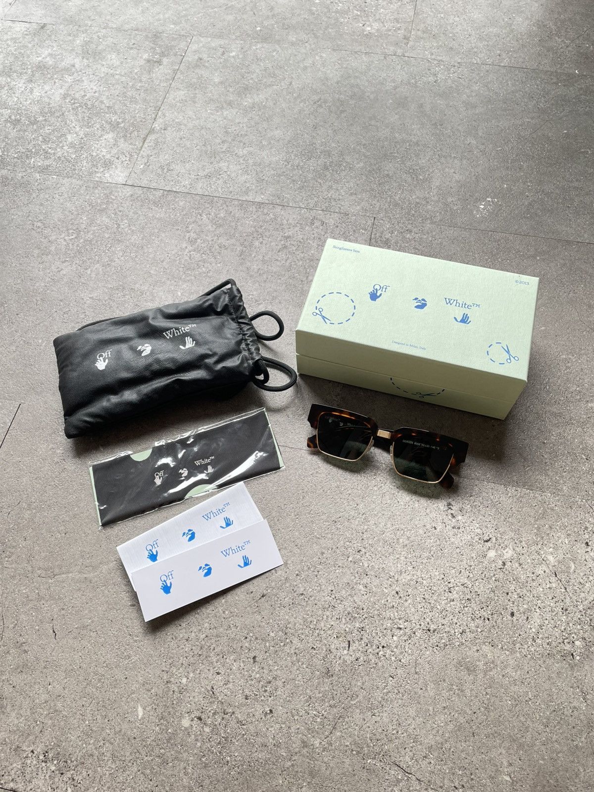 Off-White OFF WHITE Washington 055 Havana Sunglasses Size ONE SIZE - 3 Thumbnail