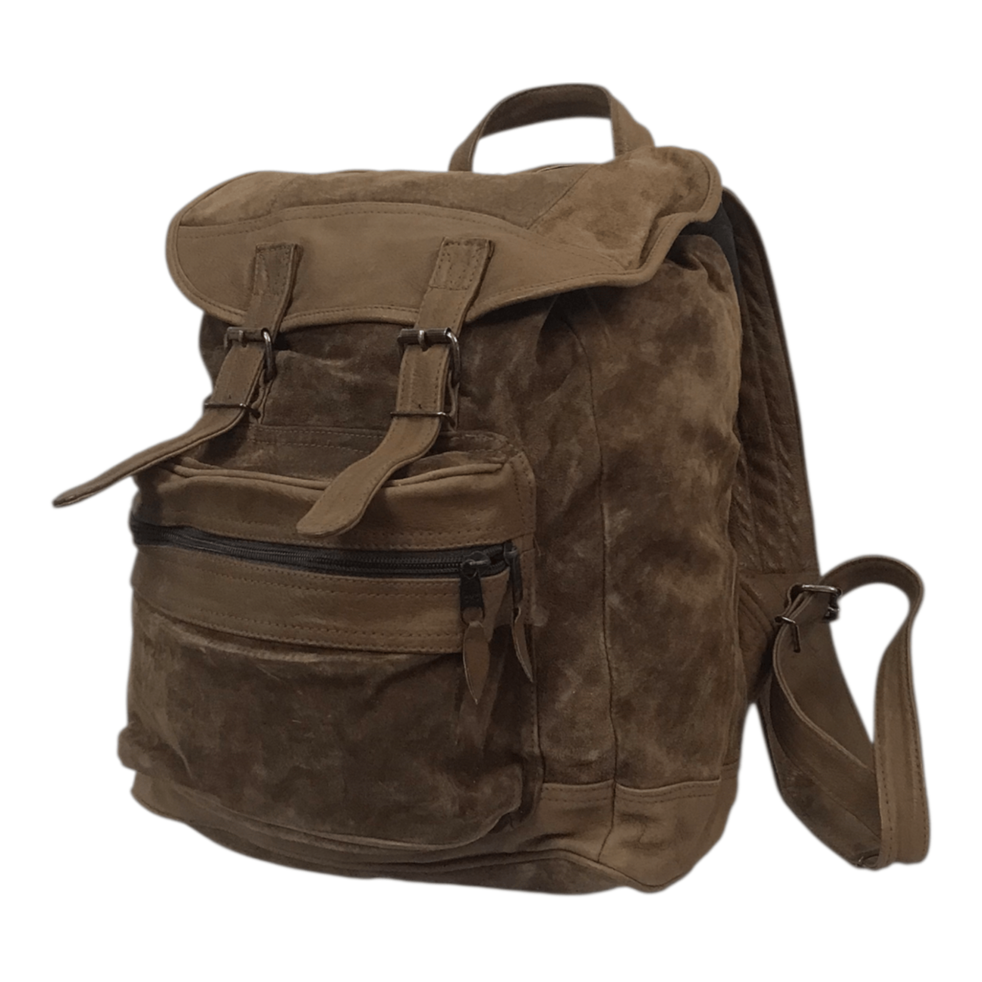 Leather Vintage Golden East Leather Brown Bagpack Size ONE SIZE - 7 Thumbnail