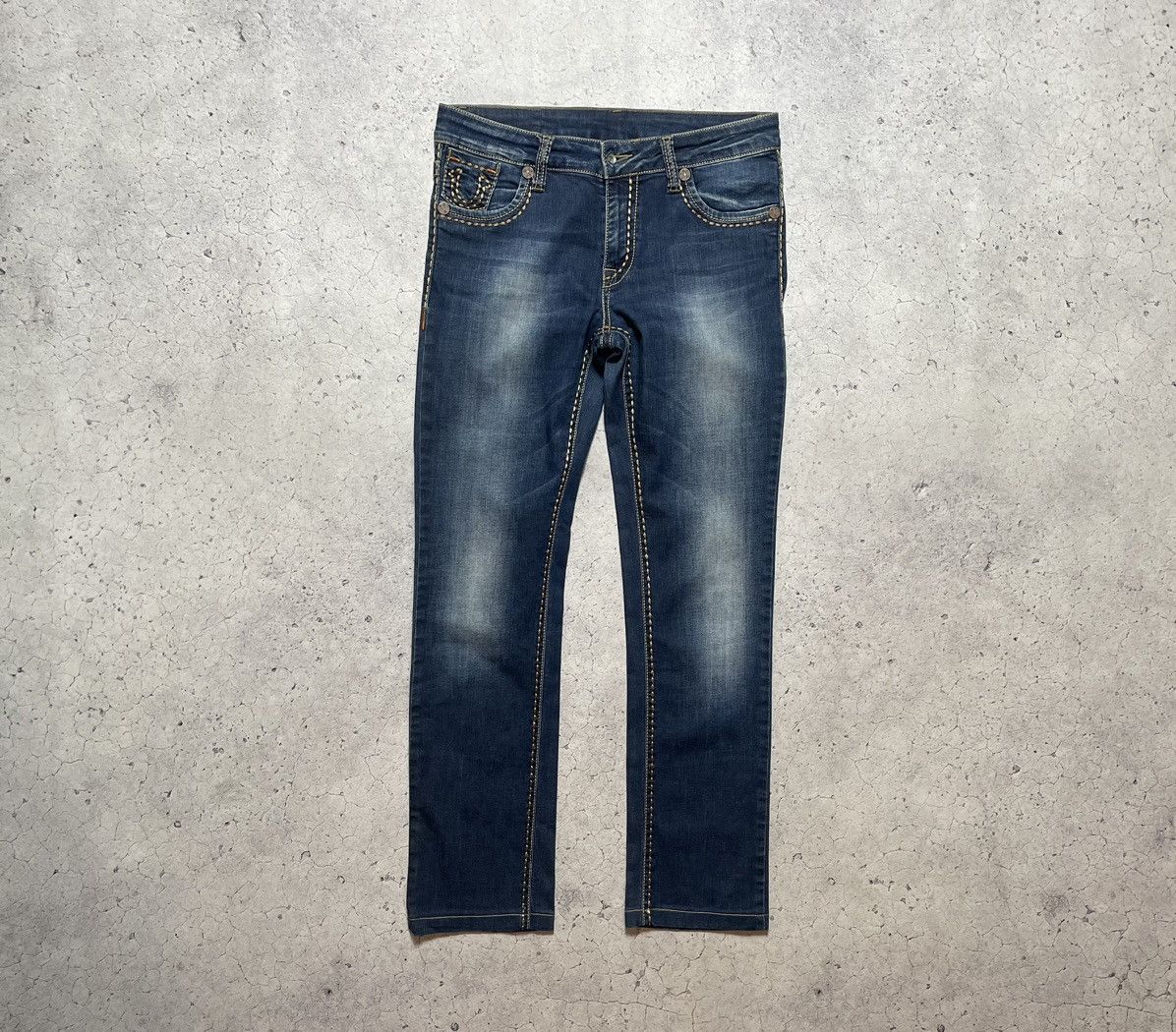Japanese Brand × True Religion × Vintage Vintage Denim True Religion Jeans Pants Made In Usa Y2K Size 32" / US 10 / IT 46 - 2 Thumbnail