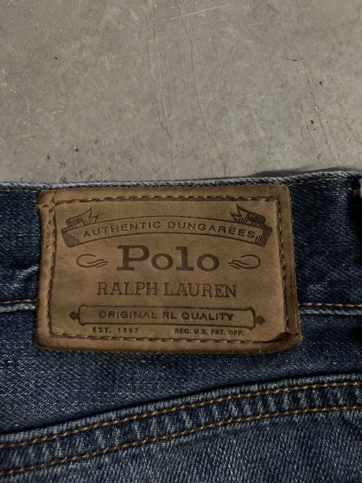 Polo Ralph Lauren × Vintage polo ralph lauren varick slim straight patchwork style jeans Size US 39 - 17 Thumbnail