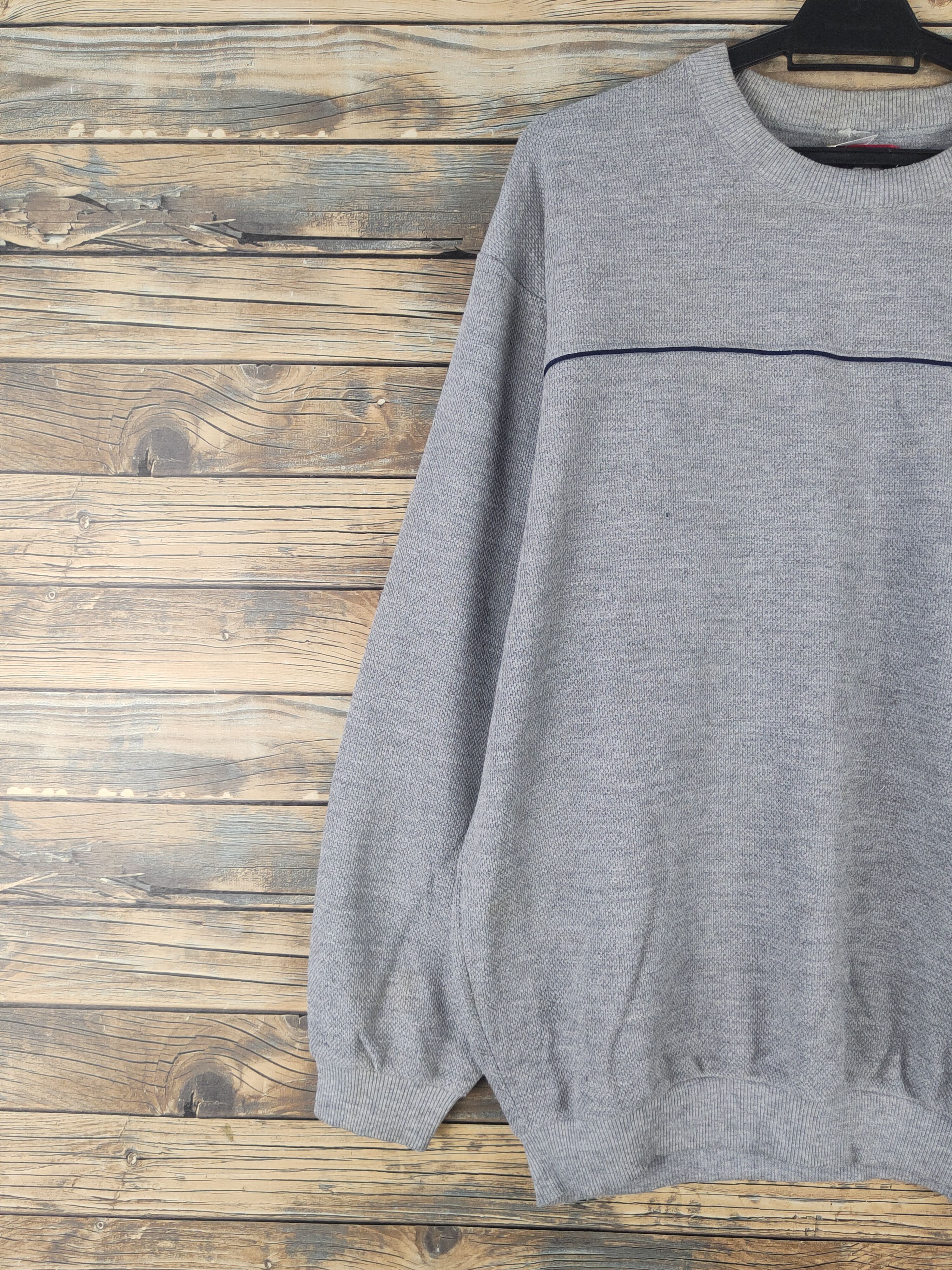 Converse × Vintage DL Converse Gray Sweatshirts #779 Size US L / EU 52-54 / 3 - 3 Thumbnail