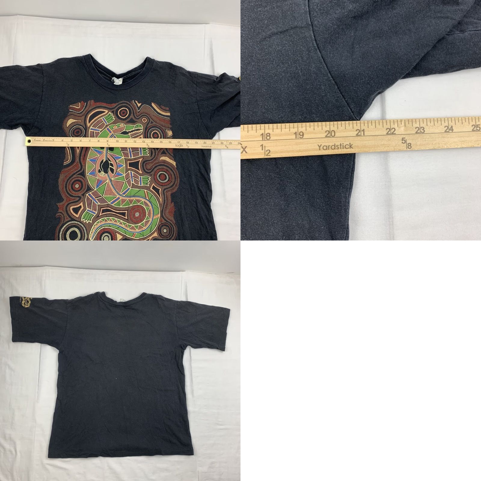 Vintage VINTAGE Kaloola Australia Shirt Adult M Black Alligator Animals 90s Travel Australia Mens Size US M / EU 48-50 / 2 - 8 Thumbnail