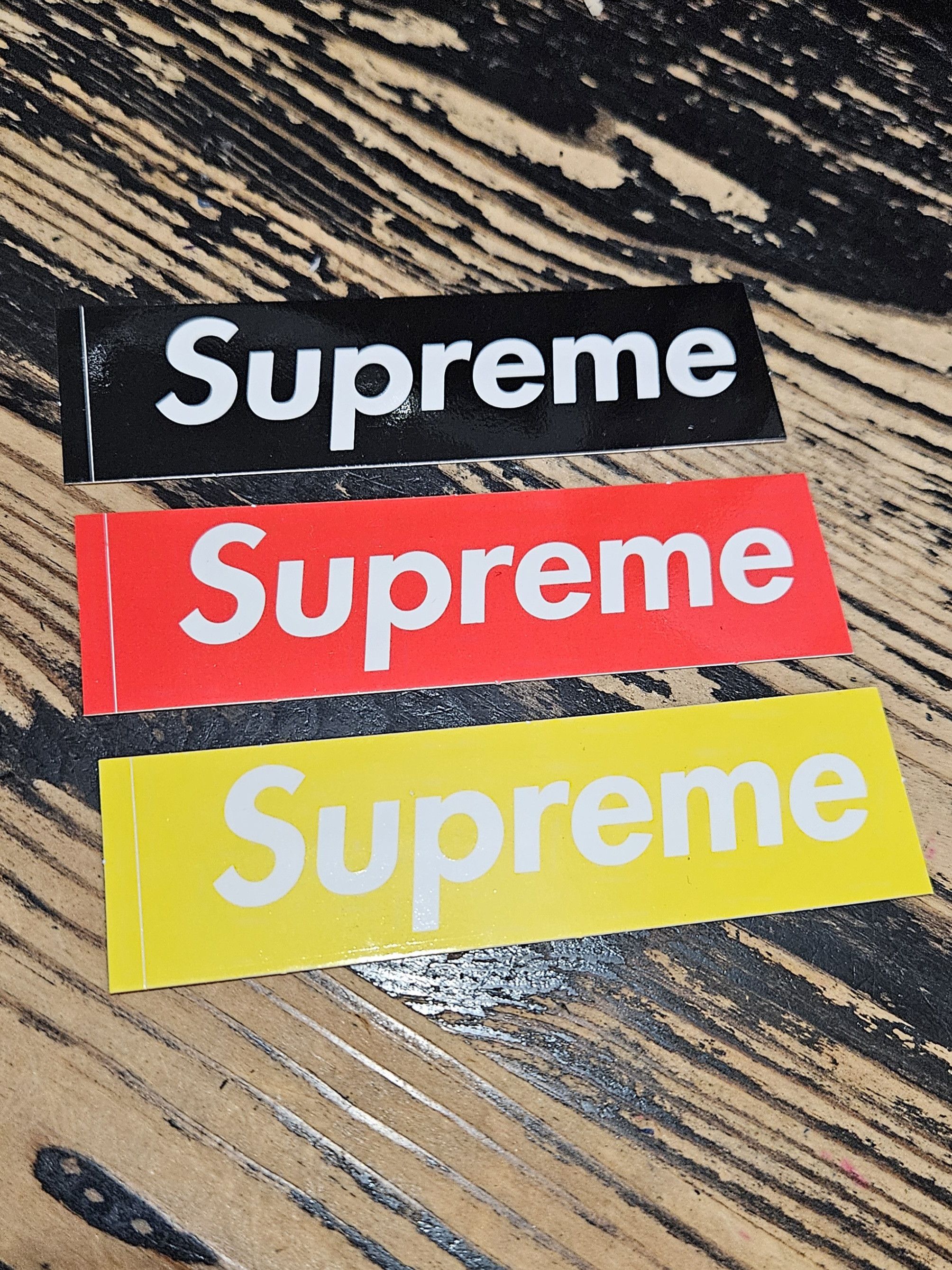 Supreme Supreme Jackson Pollock Box Logo Sticker 1999 | Grailed