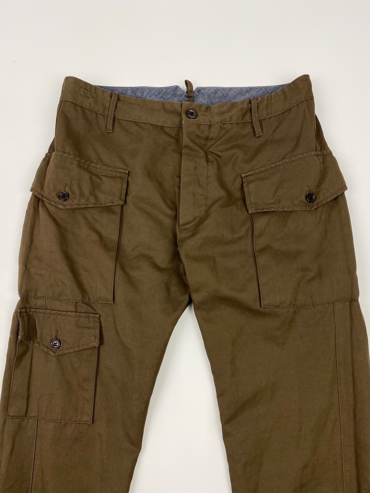 Other Maurizio Massimino Brown Front Pocket Tapered Cargo Pants 50 Size US 34 / EU 50 - 4 Thumbnail