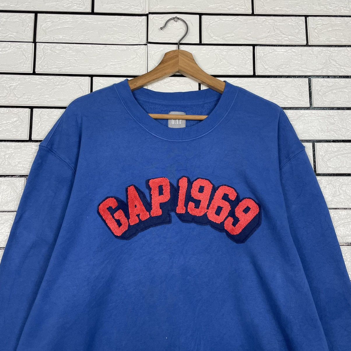 Gap Gap 1969 Big Logo Crewneck Sweatshirt Size US XL / EU 56 / 4 - 2 Thumbnail