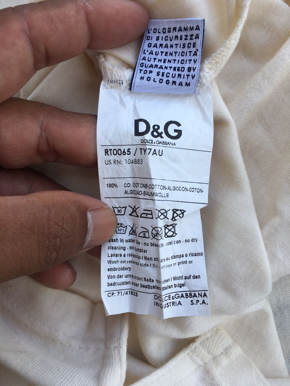 Dolce & Gabbana Rare D&G Dolce and Gabbana Campus Canadienne Tshirt Size US S / EU 44-46 / 1 - 19 Thumbnail