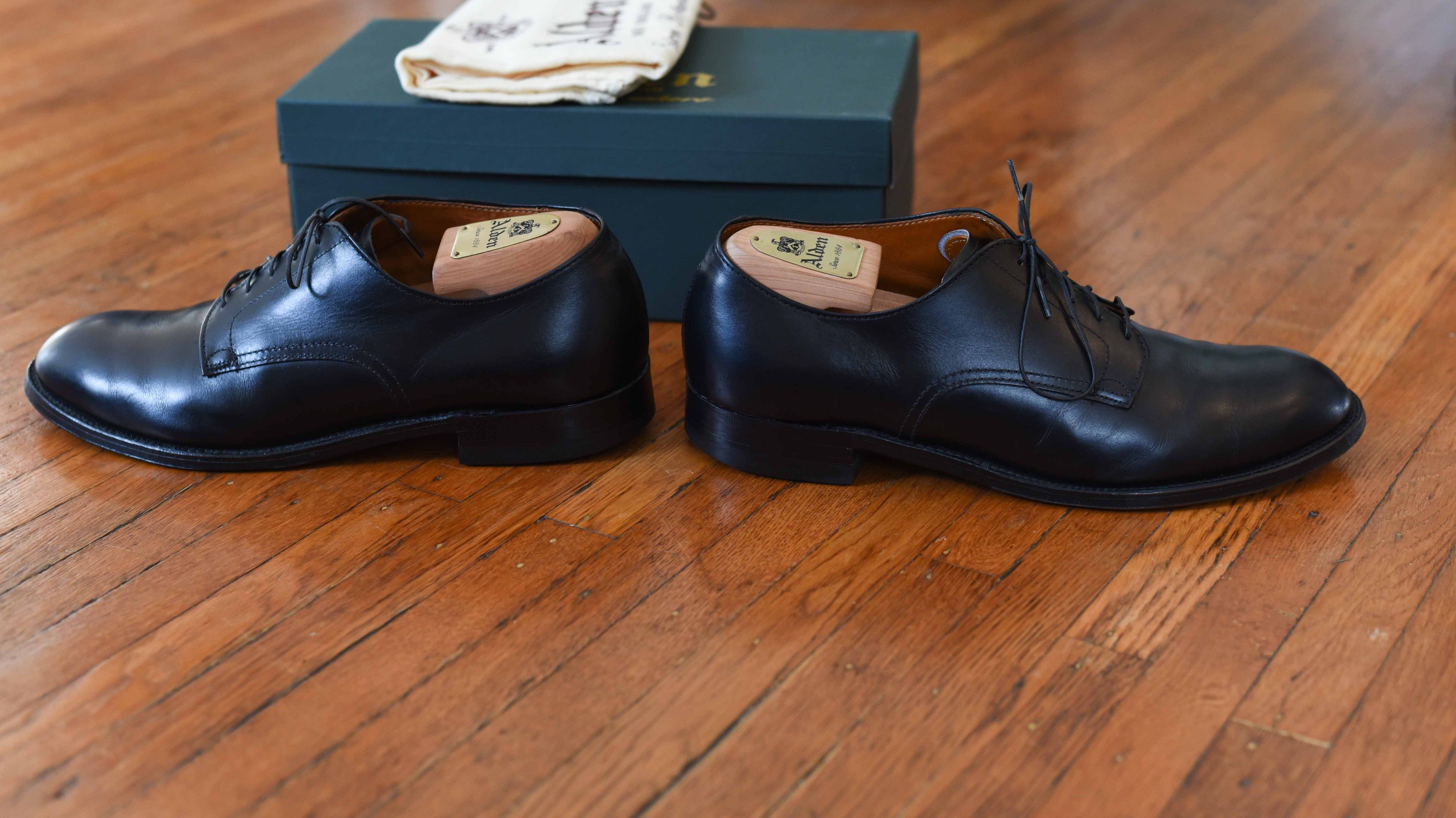 Alden Alden Modified Last Derby 53517 Size 10 D B/D Black Calf Size US 10 / EU 43 - 5 Thumbnail