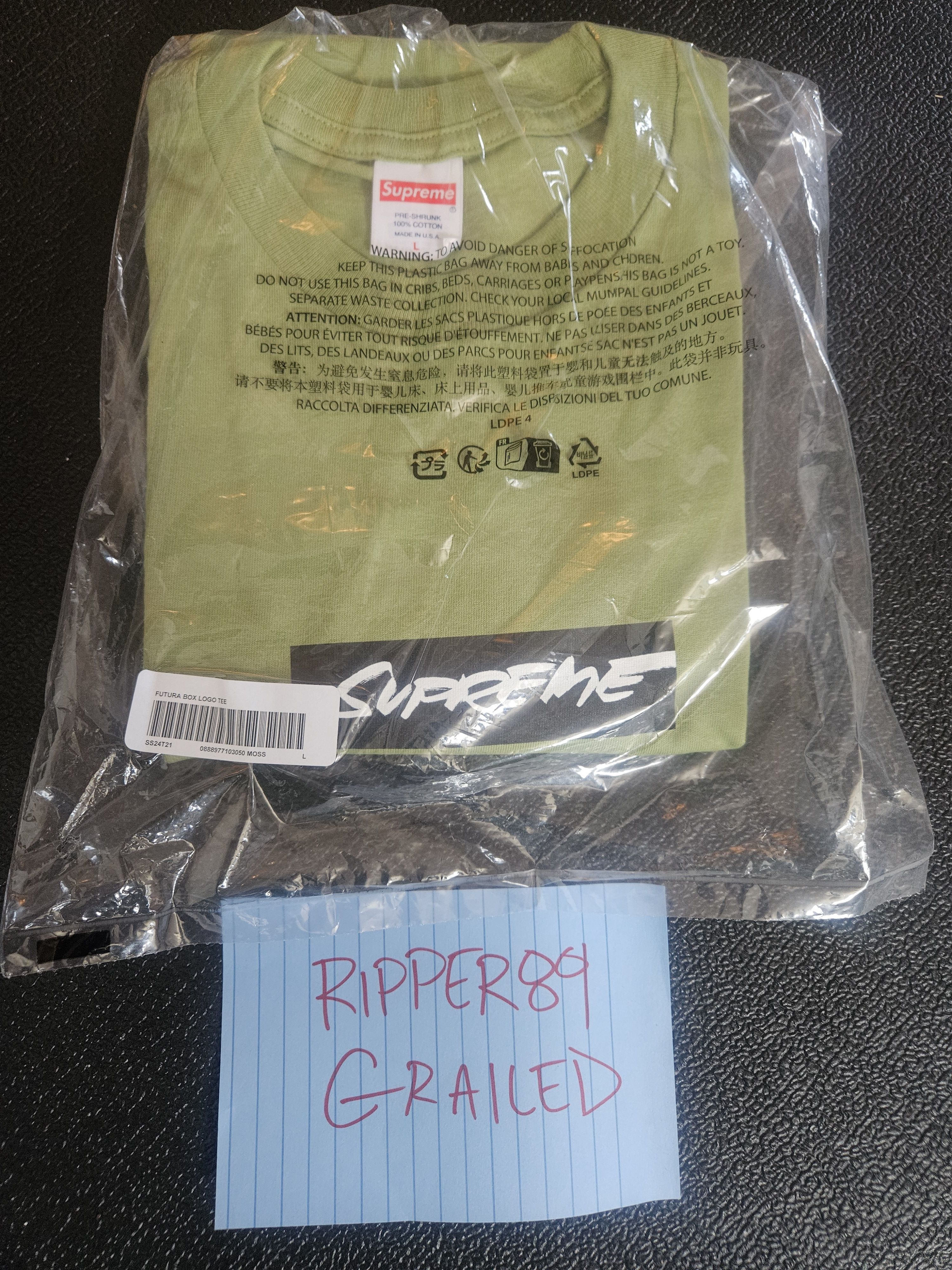 Supreme Supreme Futura Box Logo - Large - Moss - NEW Size US L / EU 52-54 / 3 - 2 Thumbnail