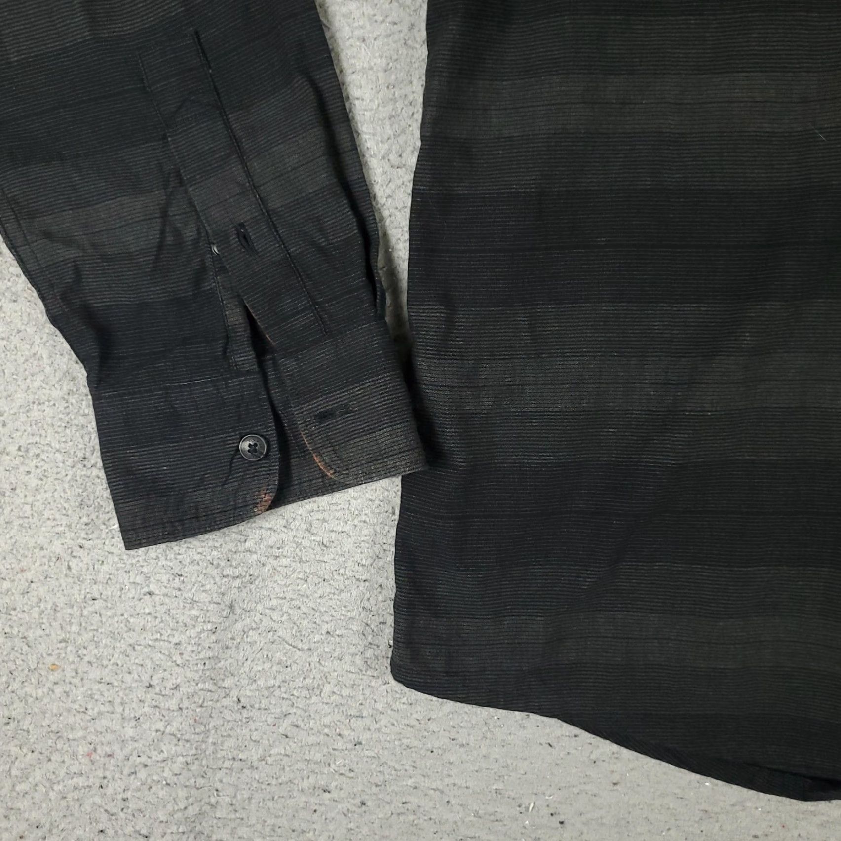 TravisMathew VINTAGE Travis Mathew Shirt Mens Large Black Gray Button Up Long Sleeve Plaid Casual - 90s/Classic Business Mens L Black Size US L / EU 52-54 / 3 - 3 Thumbnail