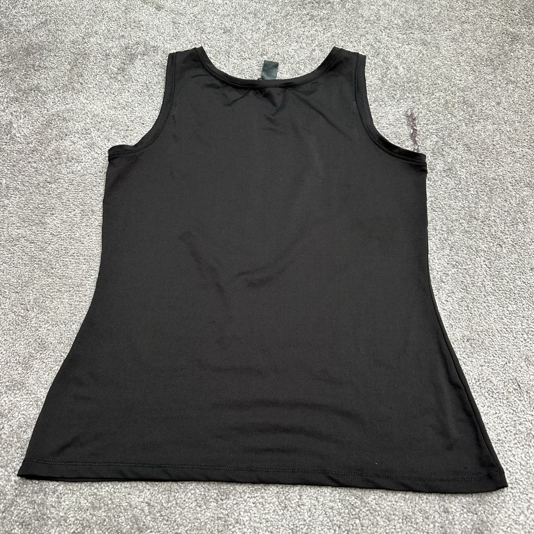 Vintage **Ashley Stewart Black Tank Top Women Plus Size 14/16 Stretch** User: **Ashley Stewart Women Plus Size 14/16 Black Stretch Tank Top** Size XL / US 12-14 / IT 48-50 - 2 Thumbnail
