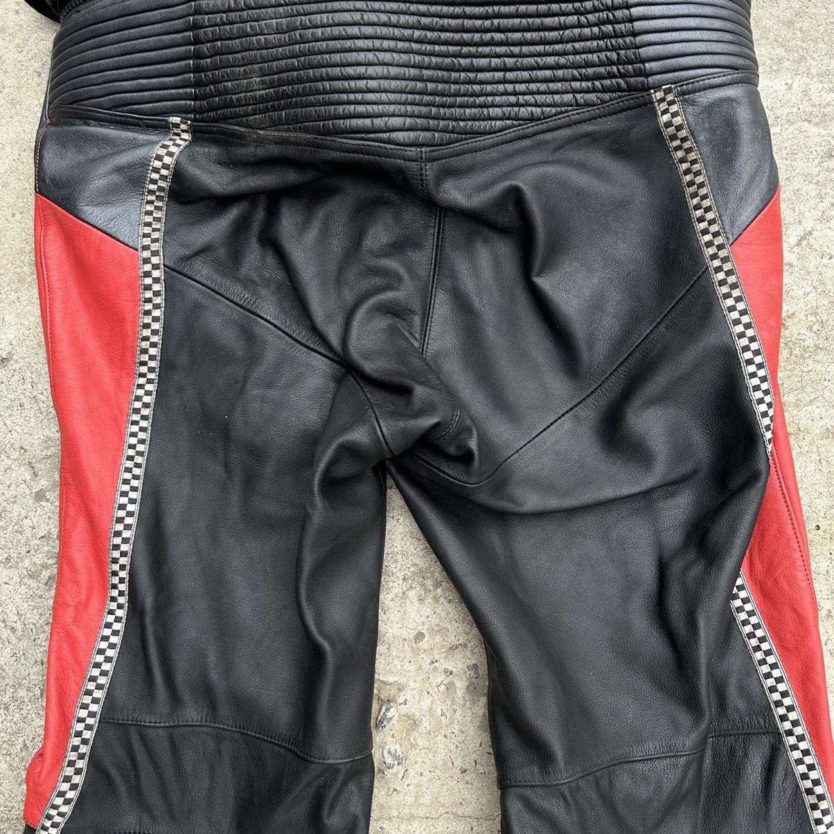 Leather Vintage Moto Leather Pants Size 58 Streetwear Y2K 00s Size US 42 / EU 58 - 9 Thumbnail