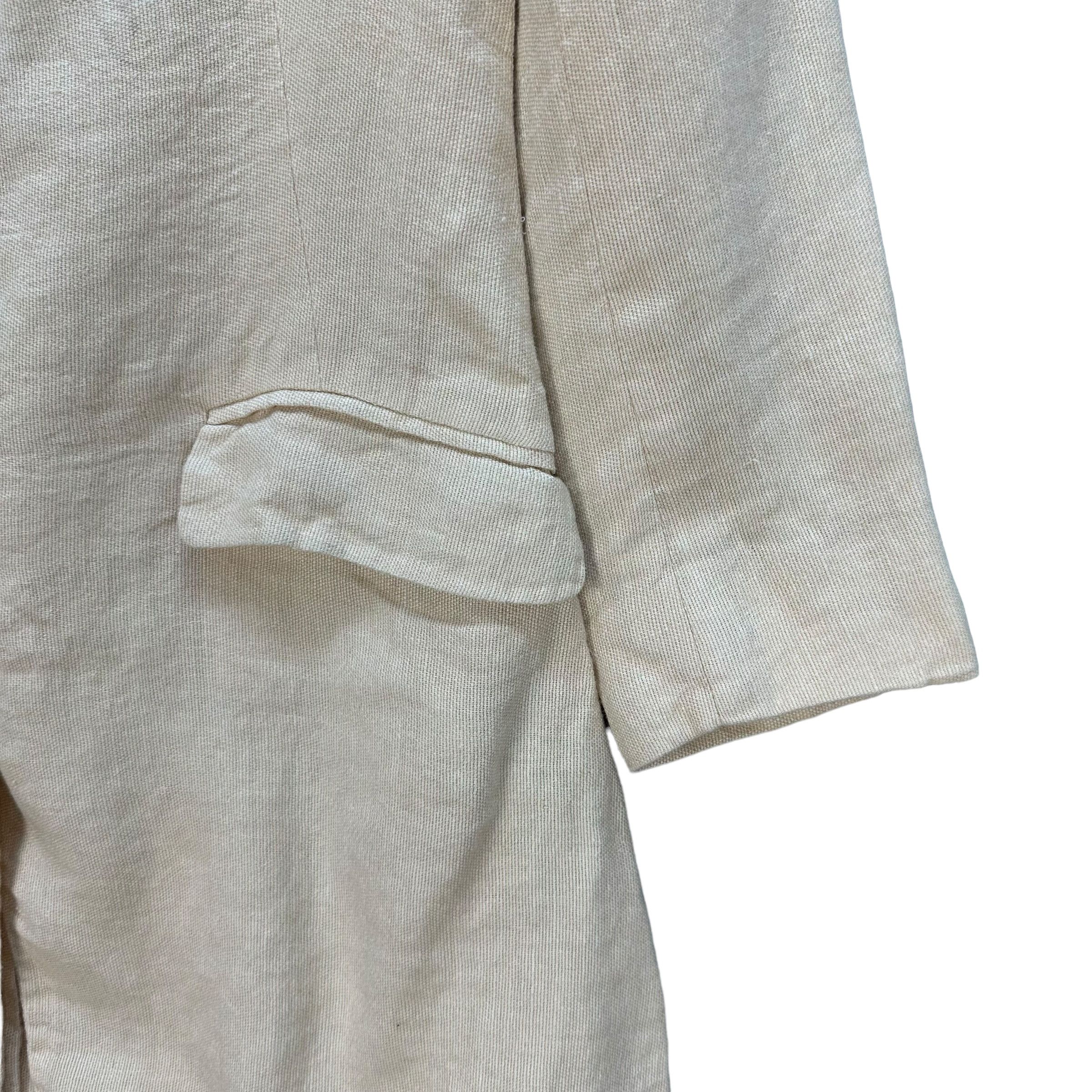 Jil Sander JIL SANDER Made in Germany Linen Coat Jacket #A18-0427 Size XS / US 0-2 / IT 36-38 - 5 Thumbnail