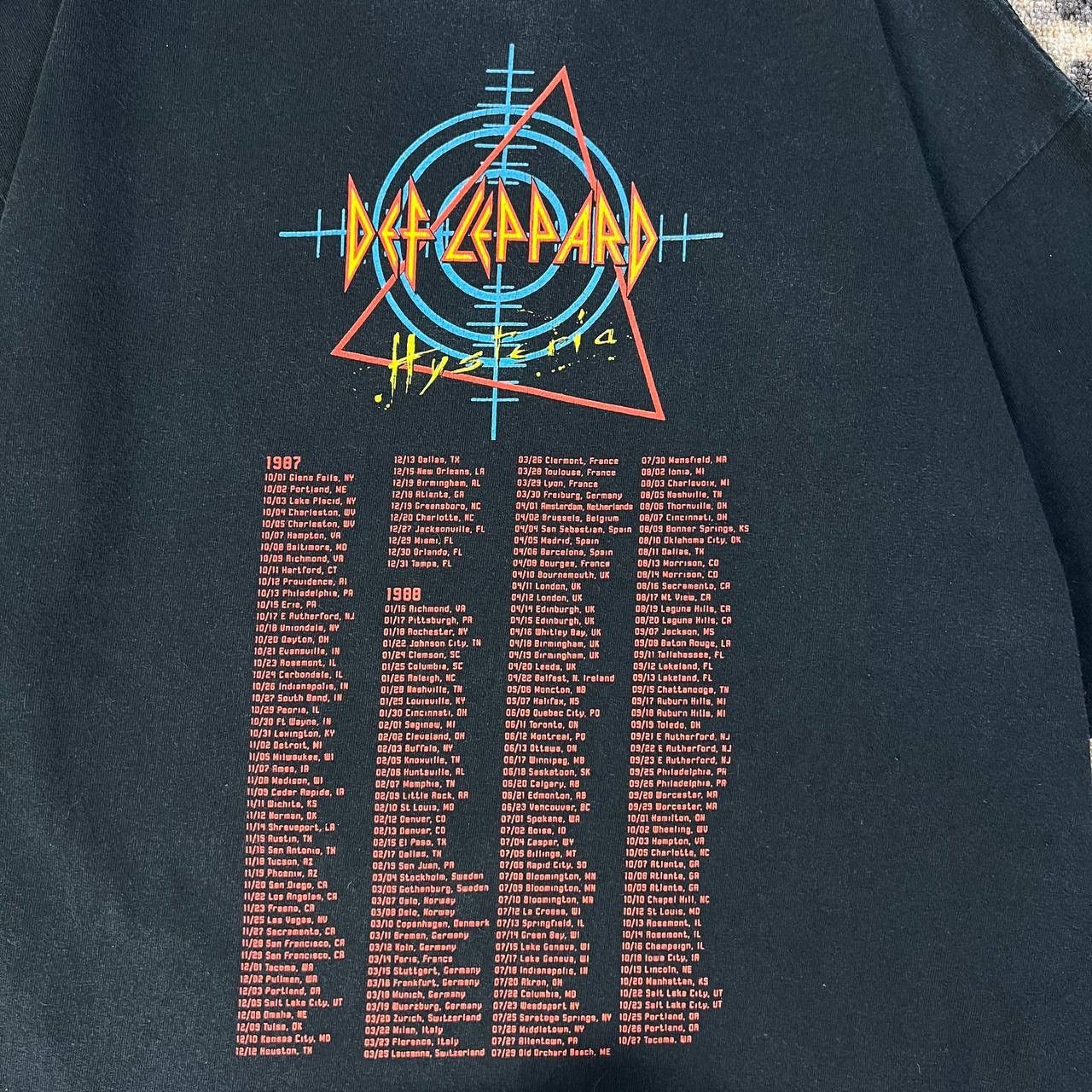 Def Leppard Def Leppard Vintage Y2K Big Logo Rock Band T-Shirt 1TS54 Size US XL / EU 56 / 4 - 6 Thumbnail