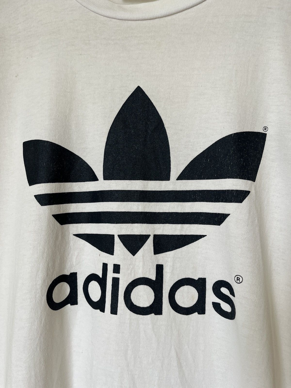 Adidas Vintage Adidas Trefoil Mirror Print Size US M / EU 48-50 / 2 - 2 Thumbnail