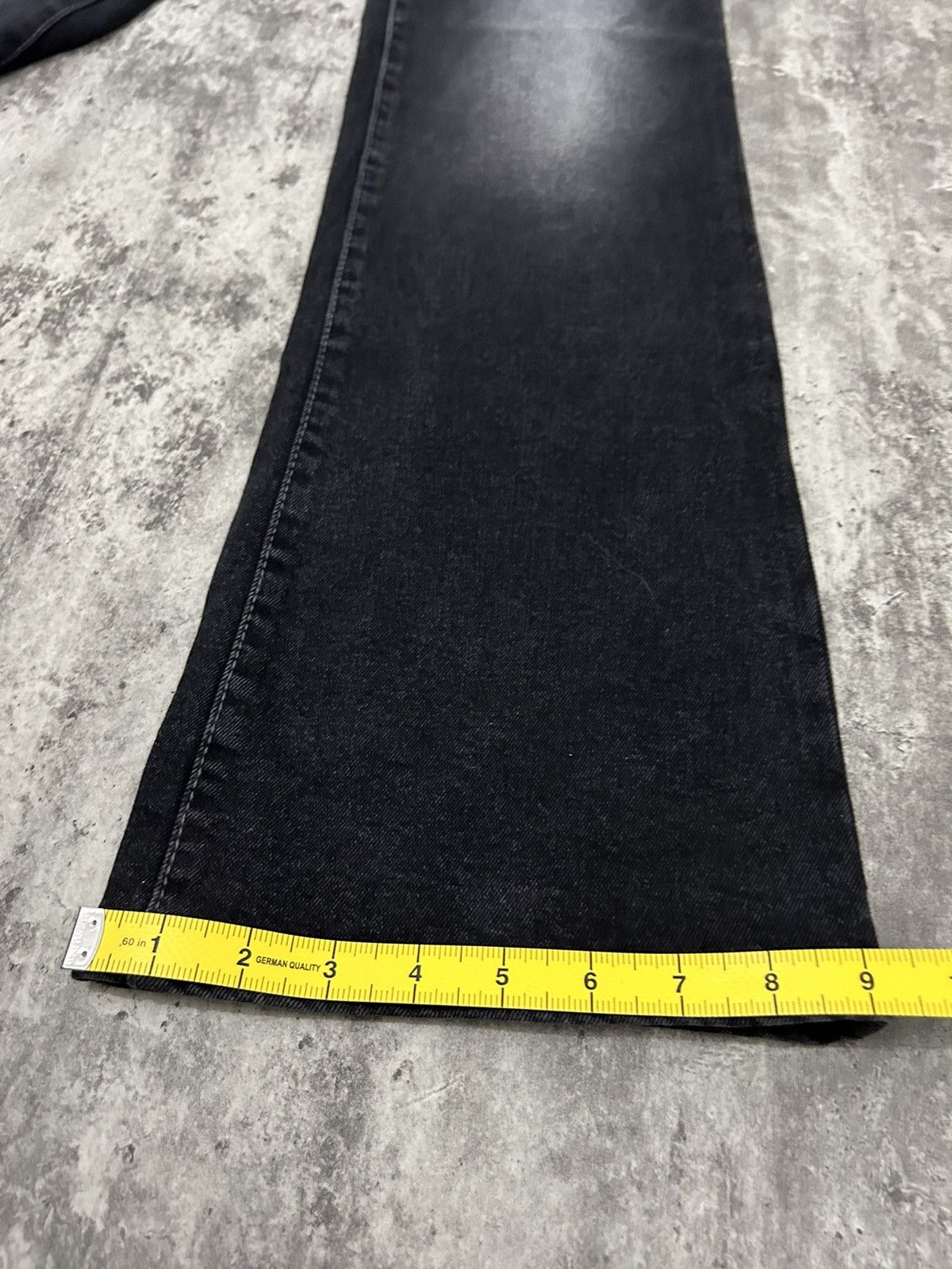 If Six Was Nine × Le Grande Bleu (L.G.B.) × Tornado Mart Millioncore Acid Wash Flare Pants Size US 27 - 18 Thumbnail