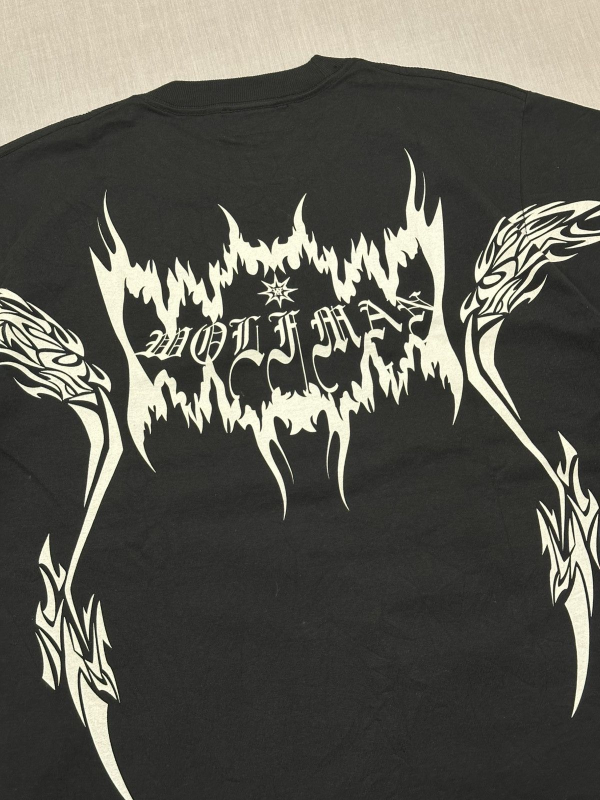 Arts & Science Wolfman B.R.S "Original Celtic Wolf" black graphic t-shirt. Size US M / EU 48-50 / 2 - 3 Thumbnail
