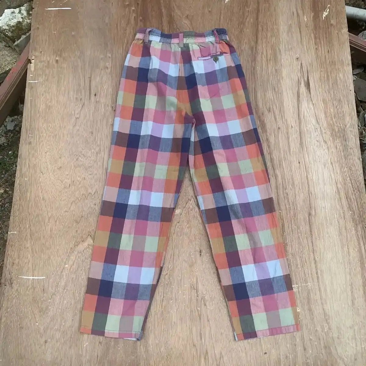 Fragment Design CHECKERBOARD TROUSERS JAPANESE VINTAGE SOFT COTTON EASY PANT Size US 29 - 10 Thumbnail