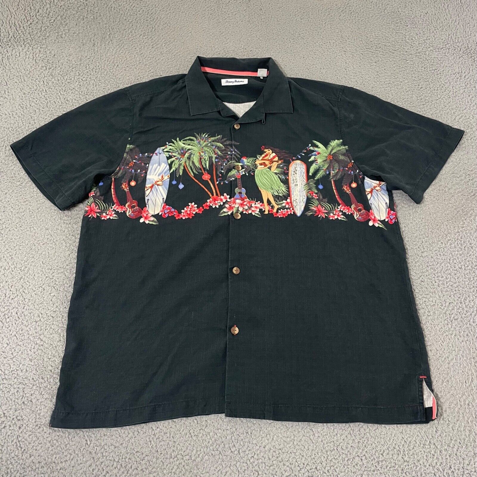 Tommy Bahama Mele Kalikimaka Silk Camp Shirt