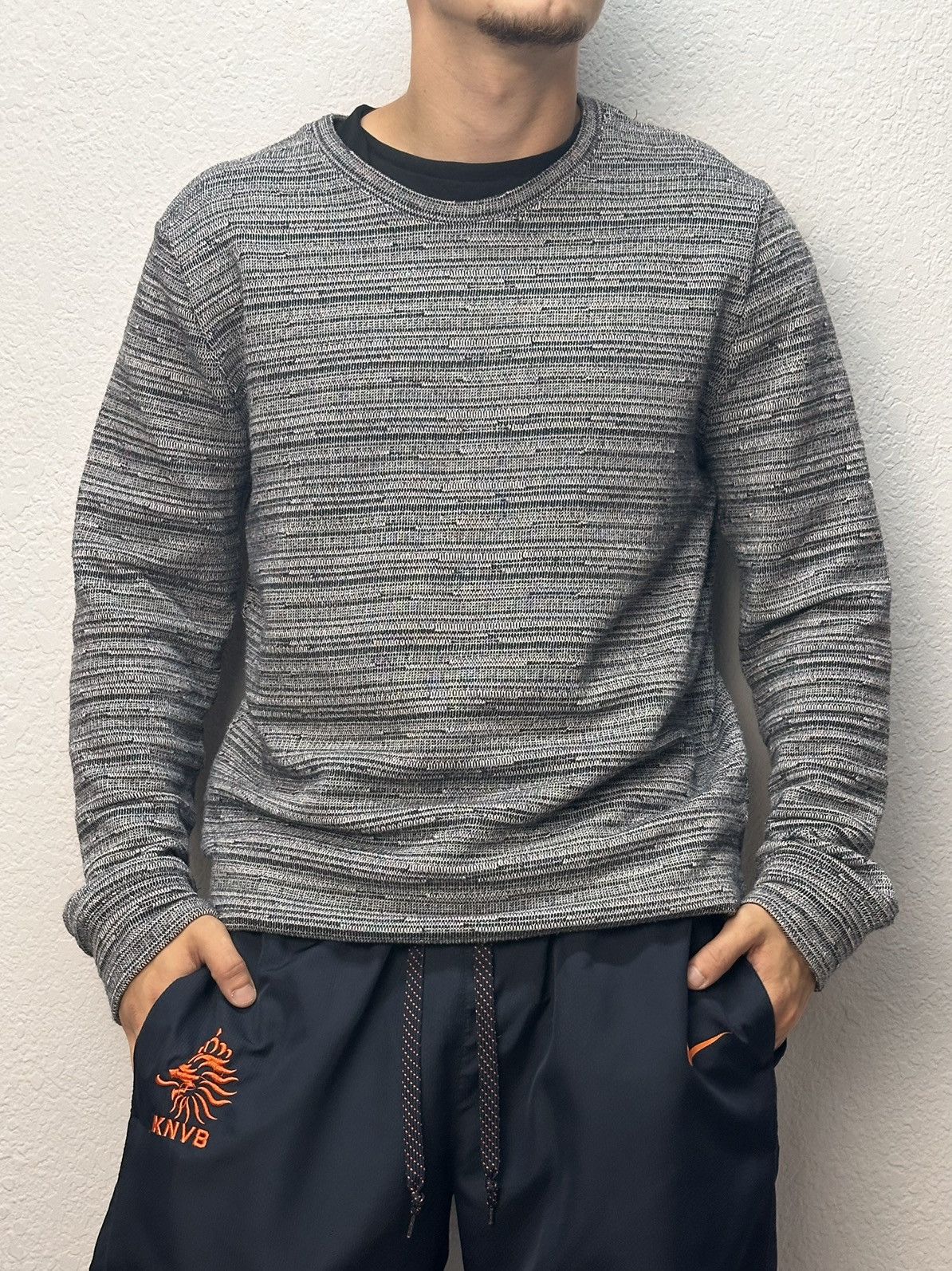 A.P.C. Vintage Avantgarde Sweater Y2K Japan Van Noten Distressed Size US XL / EU 56 / 4 - 1 Thumbnail