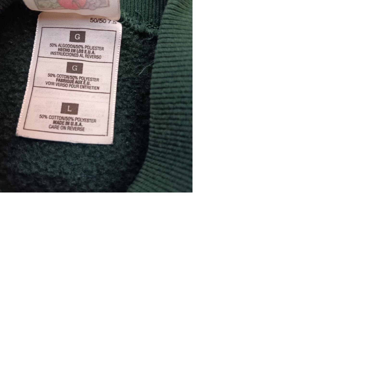 Fruit Of The Loom VINTAGE Fruit of the Loom Sweatshirt Woman L Green Nature Tree Birds Crew Neck Long Sleeve Pullover KnIT Fall Size L / US 10 / IT 46 - 10 Thumbnail