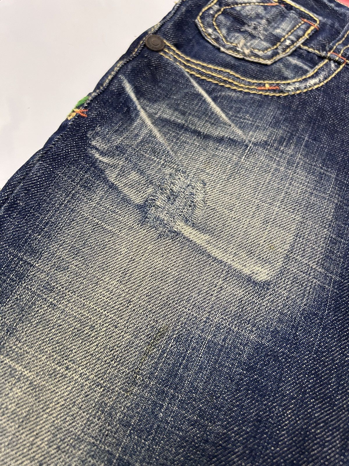Japanese Brand × Vintage Vintage Red Pepper US Patent Denim Sand Wash Ripped Jeans Size US 27 - 12 Thumbnail