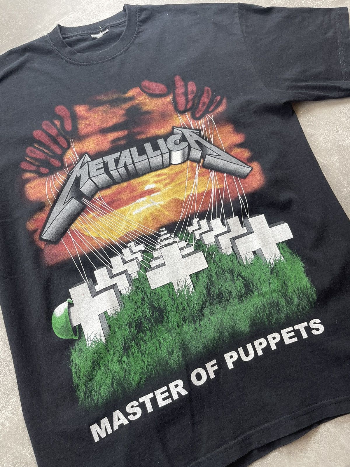 Metallica Vintage Metallica Master of Puppets T-Shirt 2010 Black Size US M / EU 48-50 / 2 - 3 Thumbnail