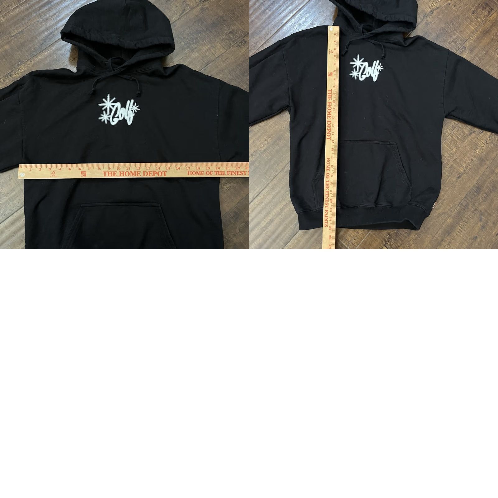 Golf Wang GOLF WANG Black Pullover Hoodie Spellout Mens Medium Tyler the Creator Size US M / EU 48-50 / 2 - 8 Thumbnail