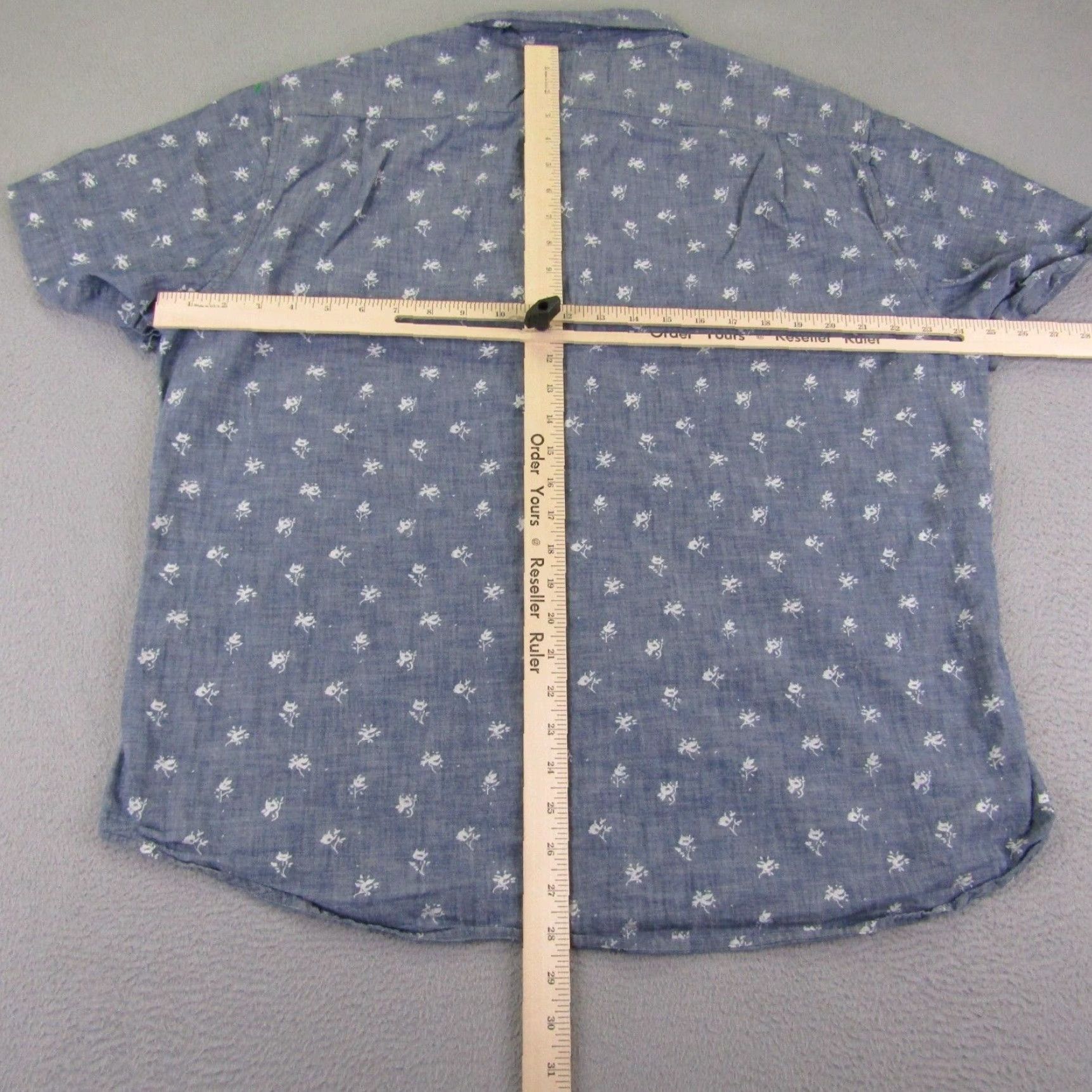 Bonobos BONOBOS Shirt Mens 2XL Blue Slim Fit Floral Button-Up Short Sleeve Casual Outdoor Size US XXL / EU 58 / 5 - 5 Thumbnail