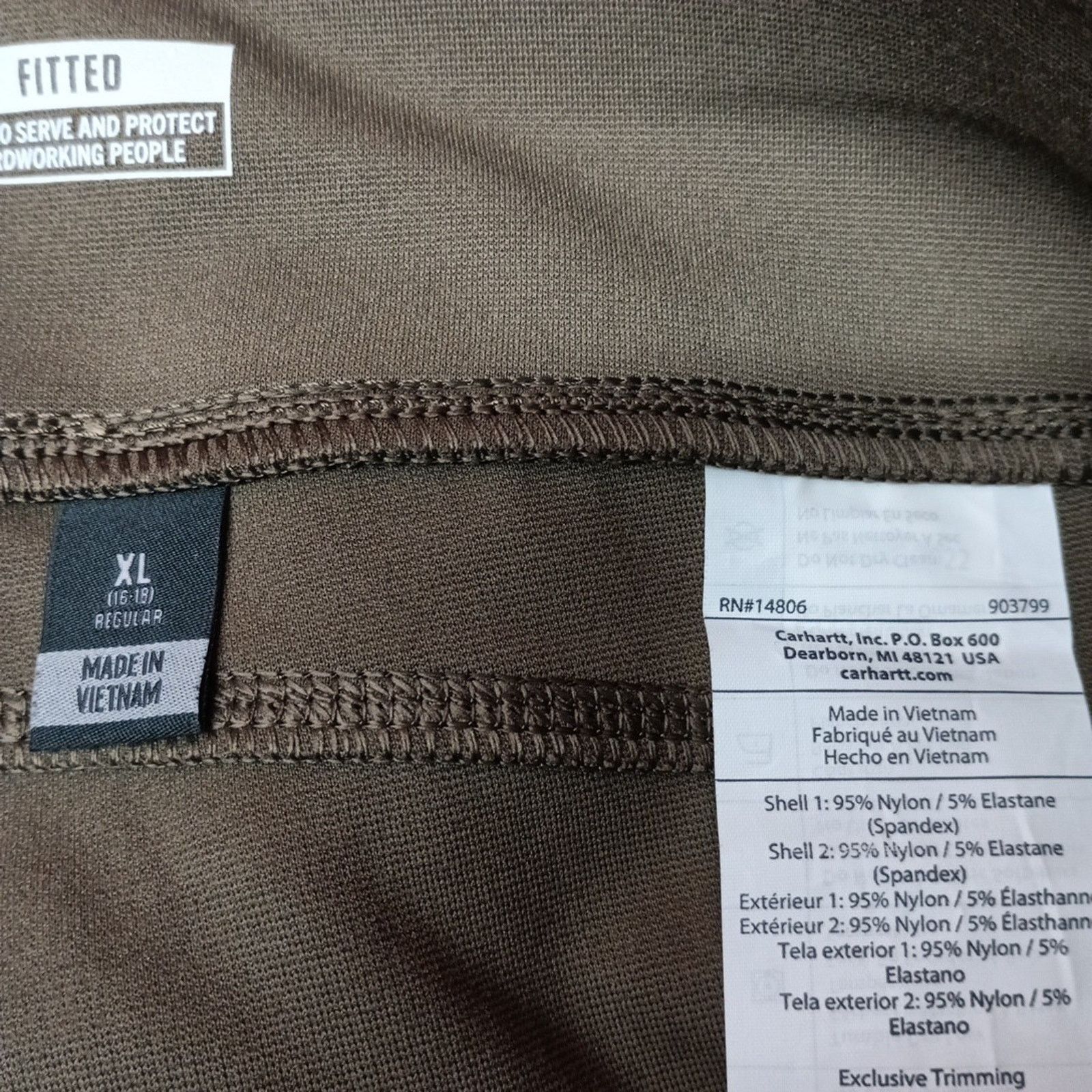 Carhartt Carhartt Women’s Leggings Lightweight Utility Size XL Green Size 38" / US 16 / IT 52 - 5 Thumbnail