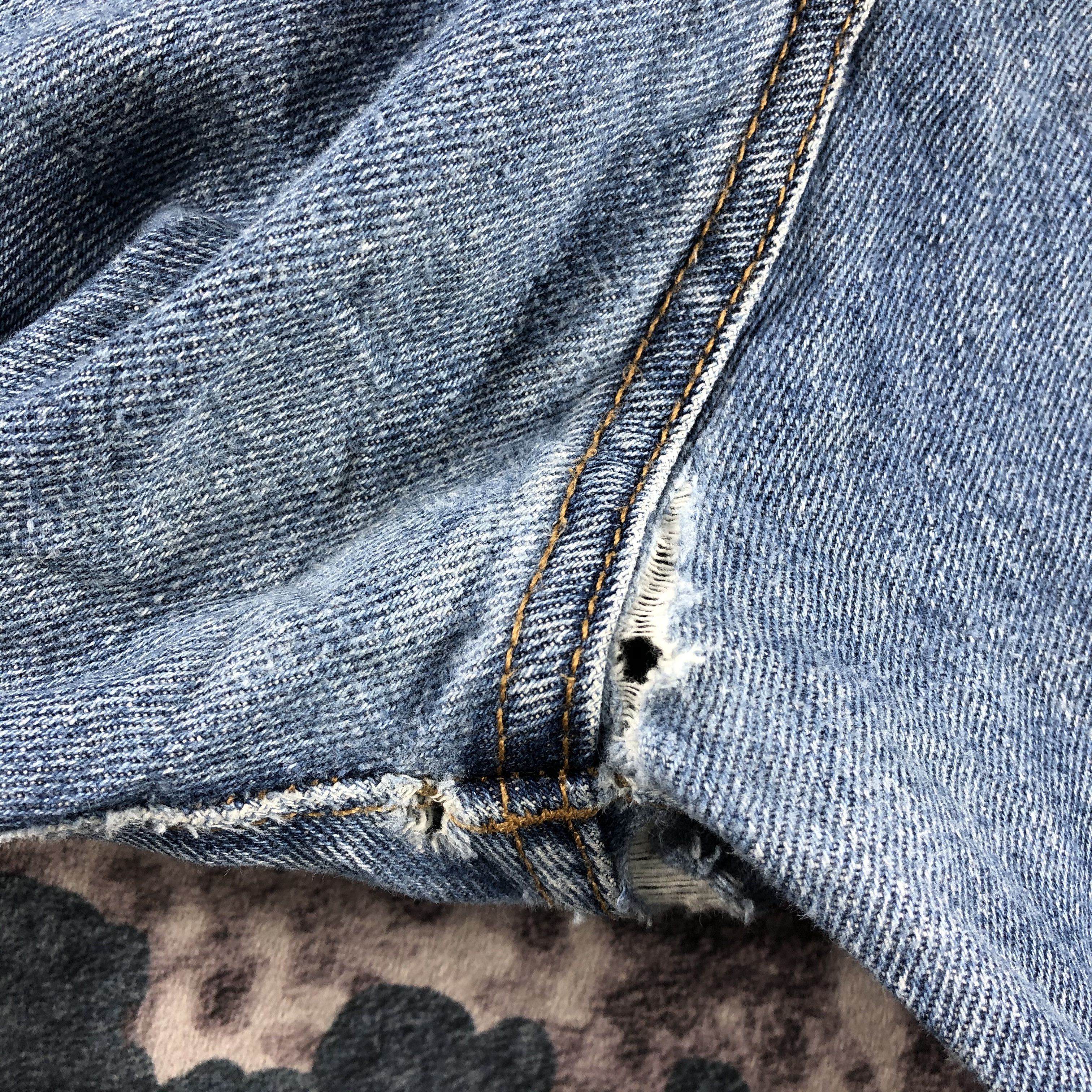 Levi's Vintage Blue Wash Levis 501 Jeans-JM3098 Size US 34 / EU 50 - 6 Thumbnail