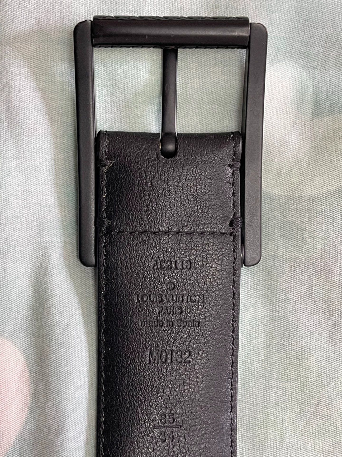 Louis Vuitton Louis Vuitton Runway Belt Black Men's 85 Size ONE SIZE - 3 Thumbnail