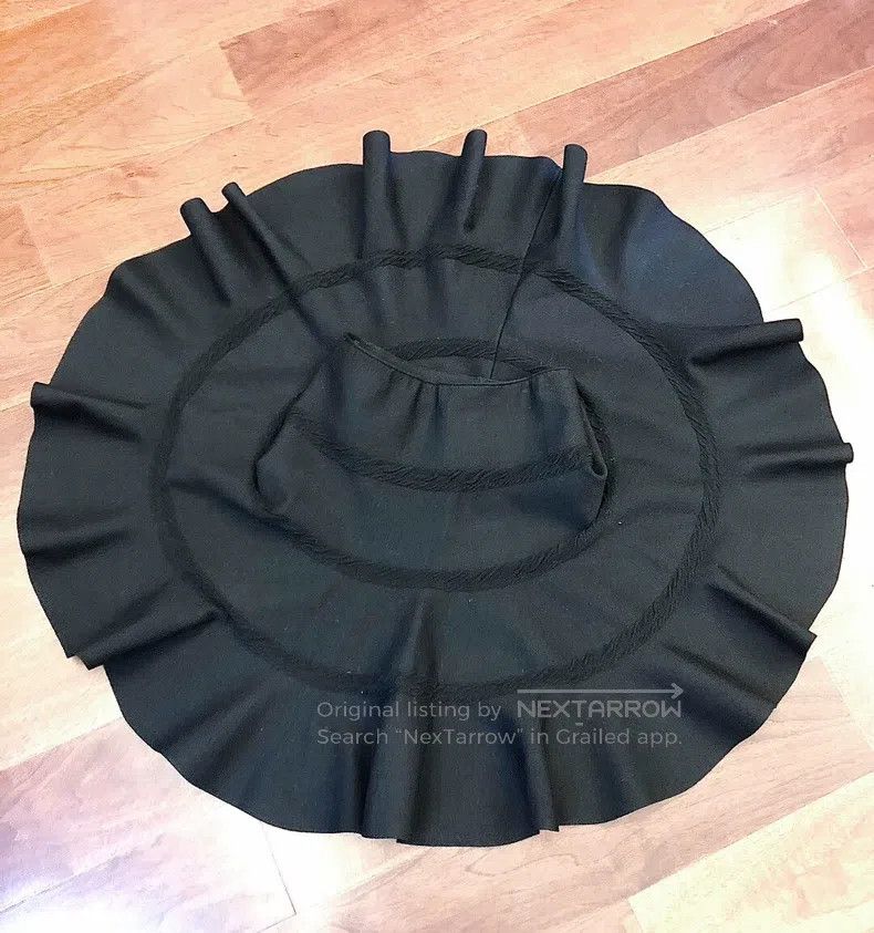 Alaia Alaia Wool Extra Large Skirt Skirt Size 24" / US 00 / IT 34 - 4 Thumbnail