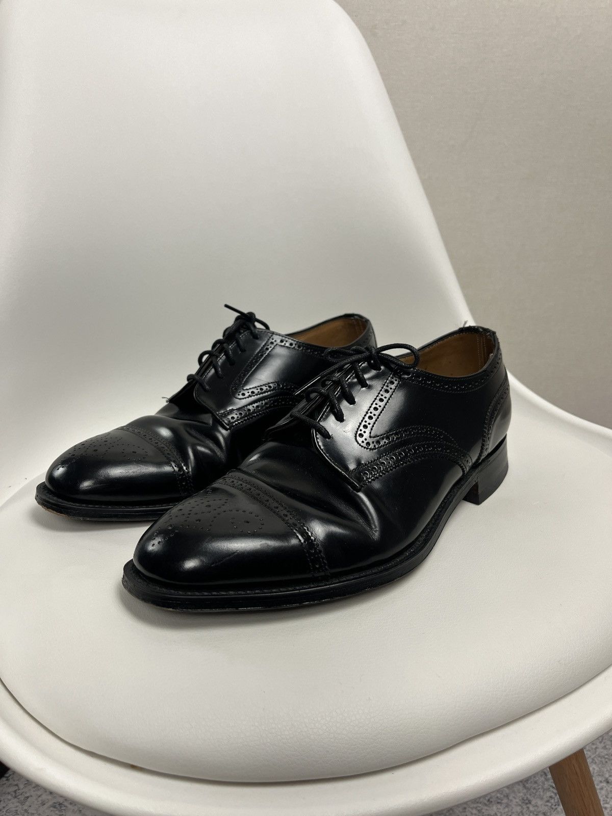 Cheaney Vintage Joseph Cheaney Oxford Brogue Shoes Calf Leather UK 9 Size US 9 / EU 42 - 2 Thumbnail