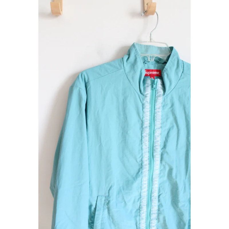 Supreme Supreme Light Blue Classic Logo Taping Track Jacket | M Size US M / EU 48-50 / 2 - 3 Thumbnail