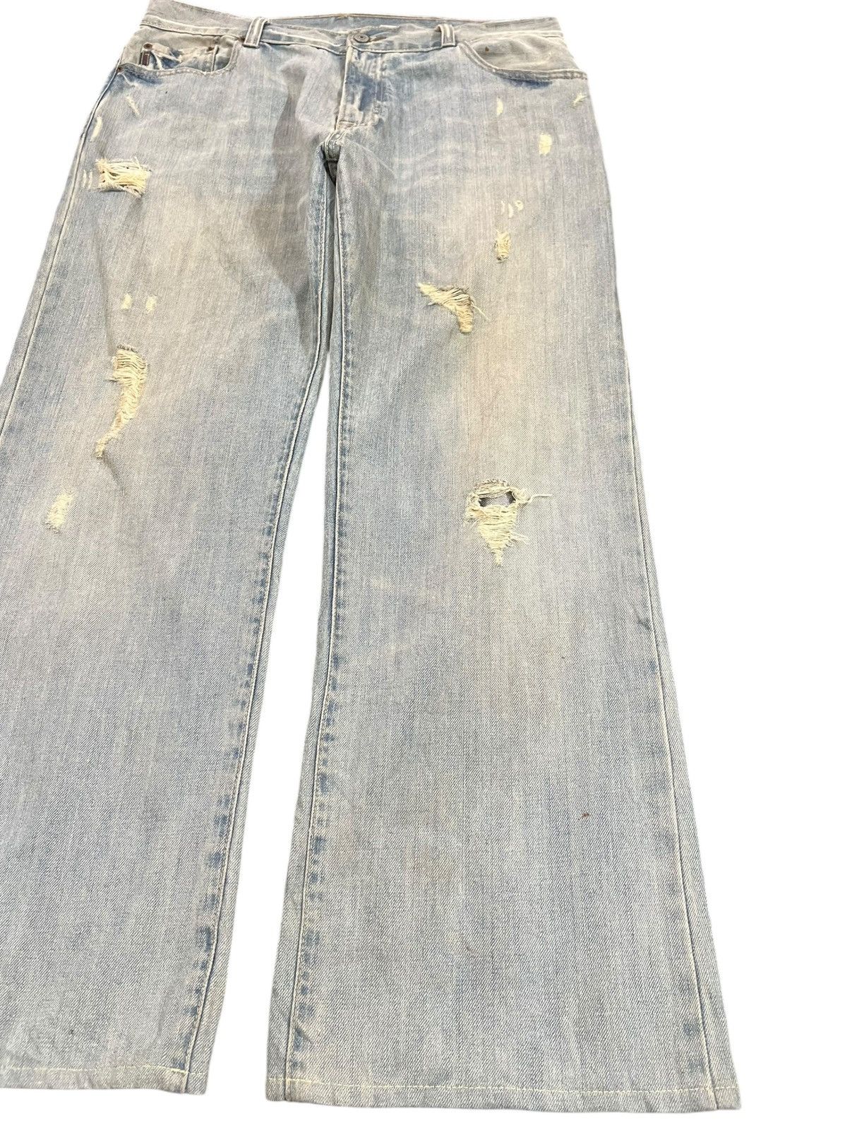 Abercrombie & Fitch × If Six Was Nine Vintage Abercrombie&Fitch Baggy Faded Grunge Distress Denim Size US 35 - 4 Thumbnail