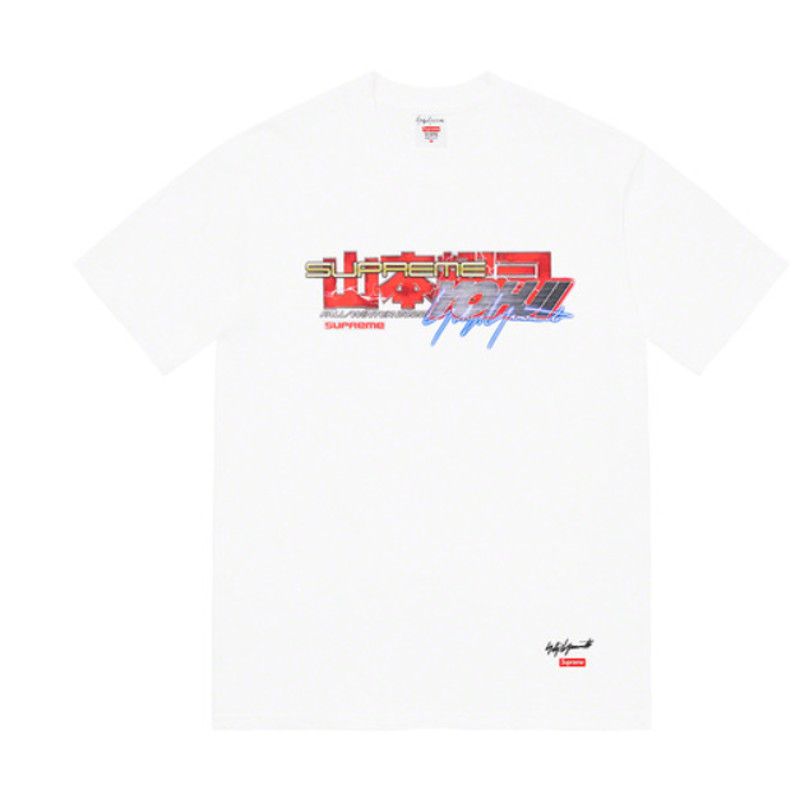 image of Supreme Yohji Yamamoto Tekken Tee White Medium Ships Now, Men's