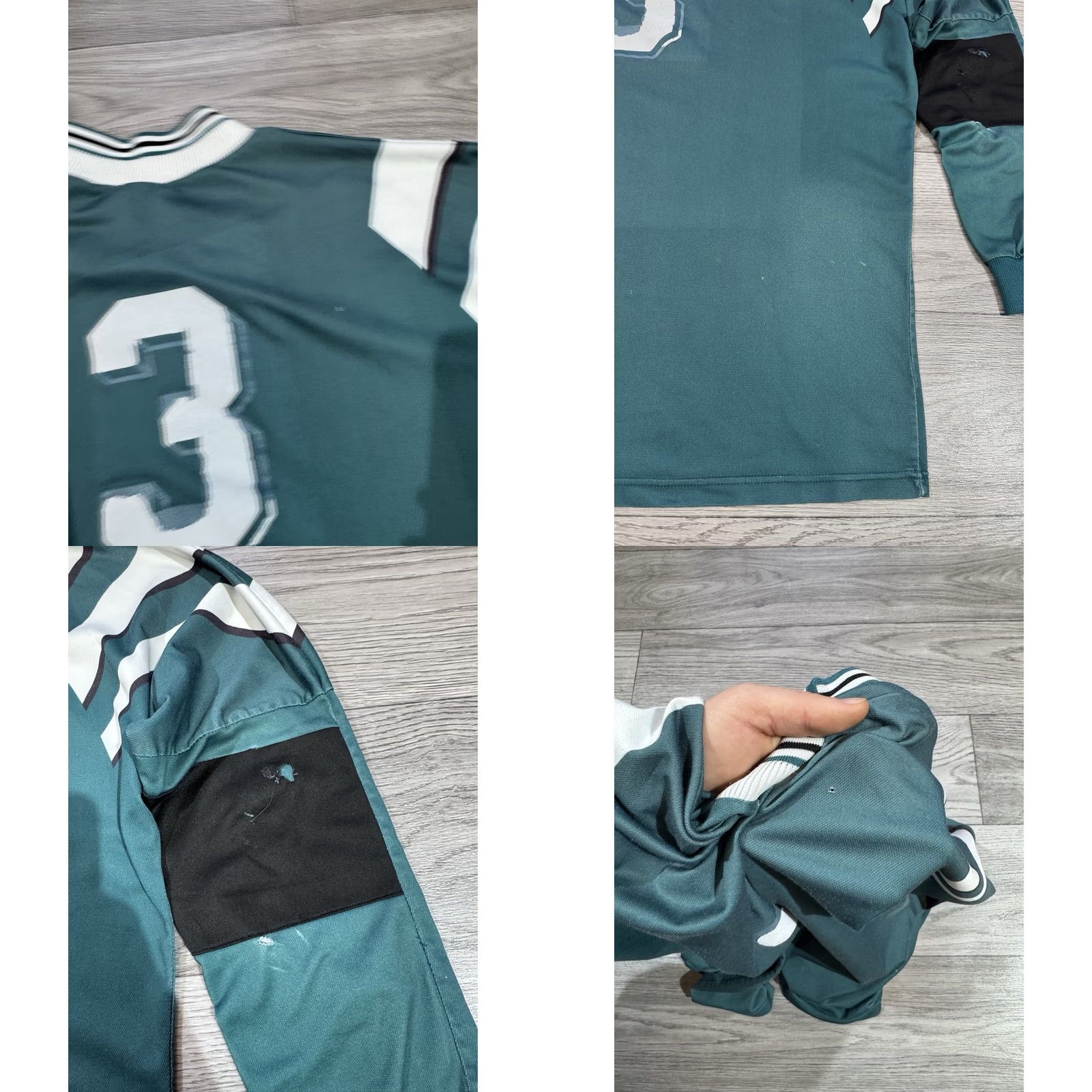 Adidas Adidas Jersey Shirt Long Sleeve Soccer XL White Green Men Size US XL / EU 56 / 4 - 11 Thumbnail