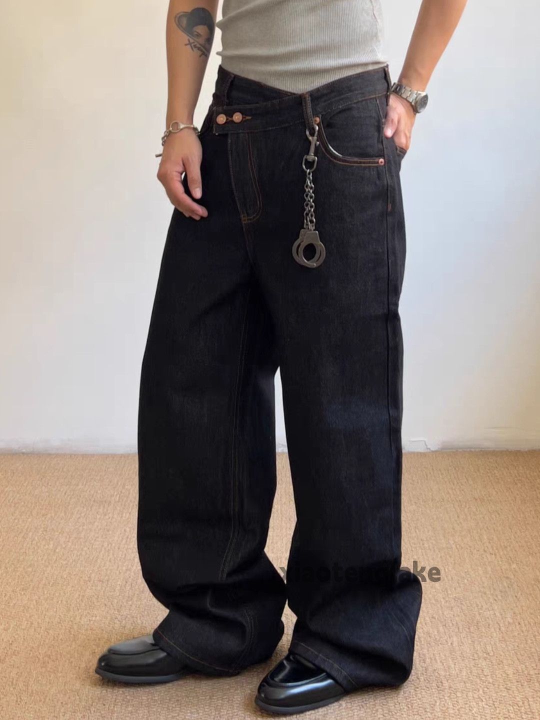 Jean zx vintage loose baggy flared hiphop bootcut y2k jeans Size US 28 / EU 44 - 2 Thumbnail