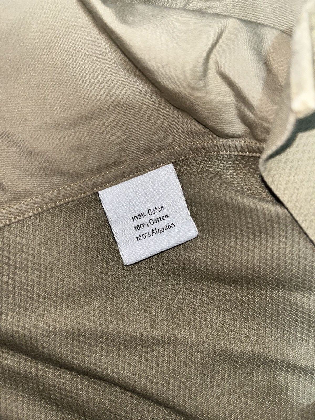 Designer × Hermes × Vintage Hermès Military-Inspired Band Collar Shirt – Made in France Size US XXS / EU 40 - 13 Thumbnail