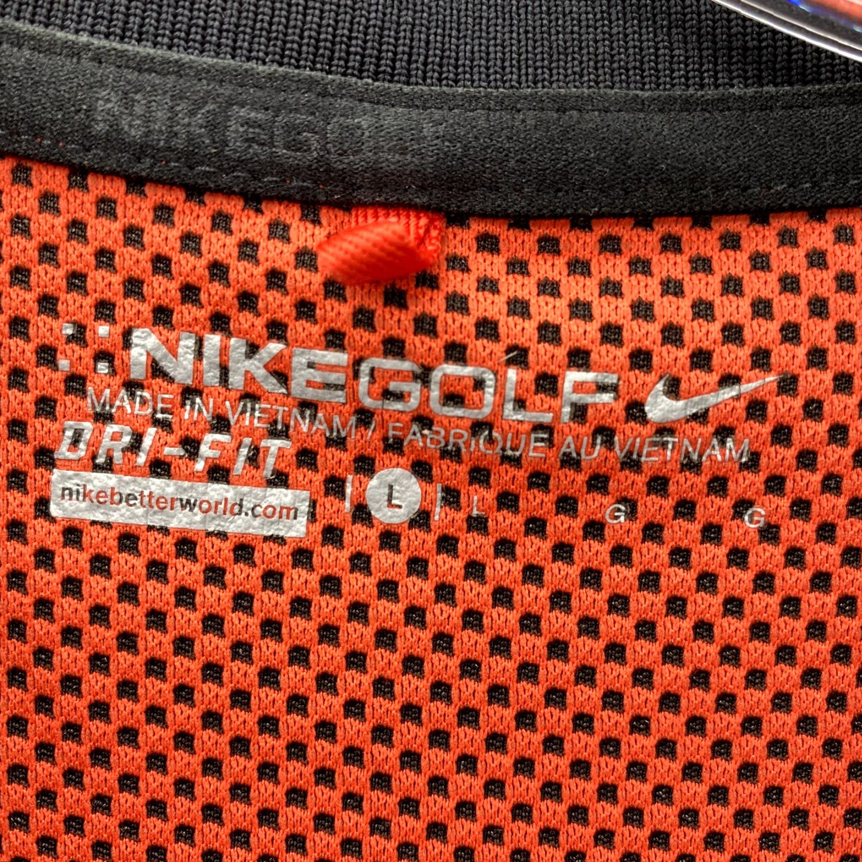 Nike Nike Golf Pullover Mens Large Orange Dri-Fit Performance Gym Training Athleisure Shirt Size US L / EU 52-54 / 3 - 3 Thumbnail