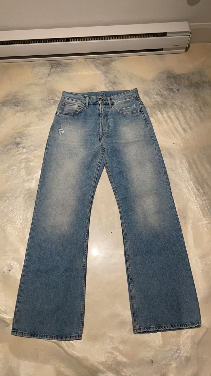 Acne Studios Acne studios 2021m light wash Size US 29 - 1 Thumbnail