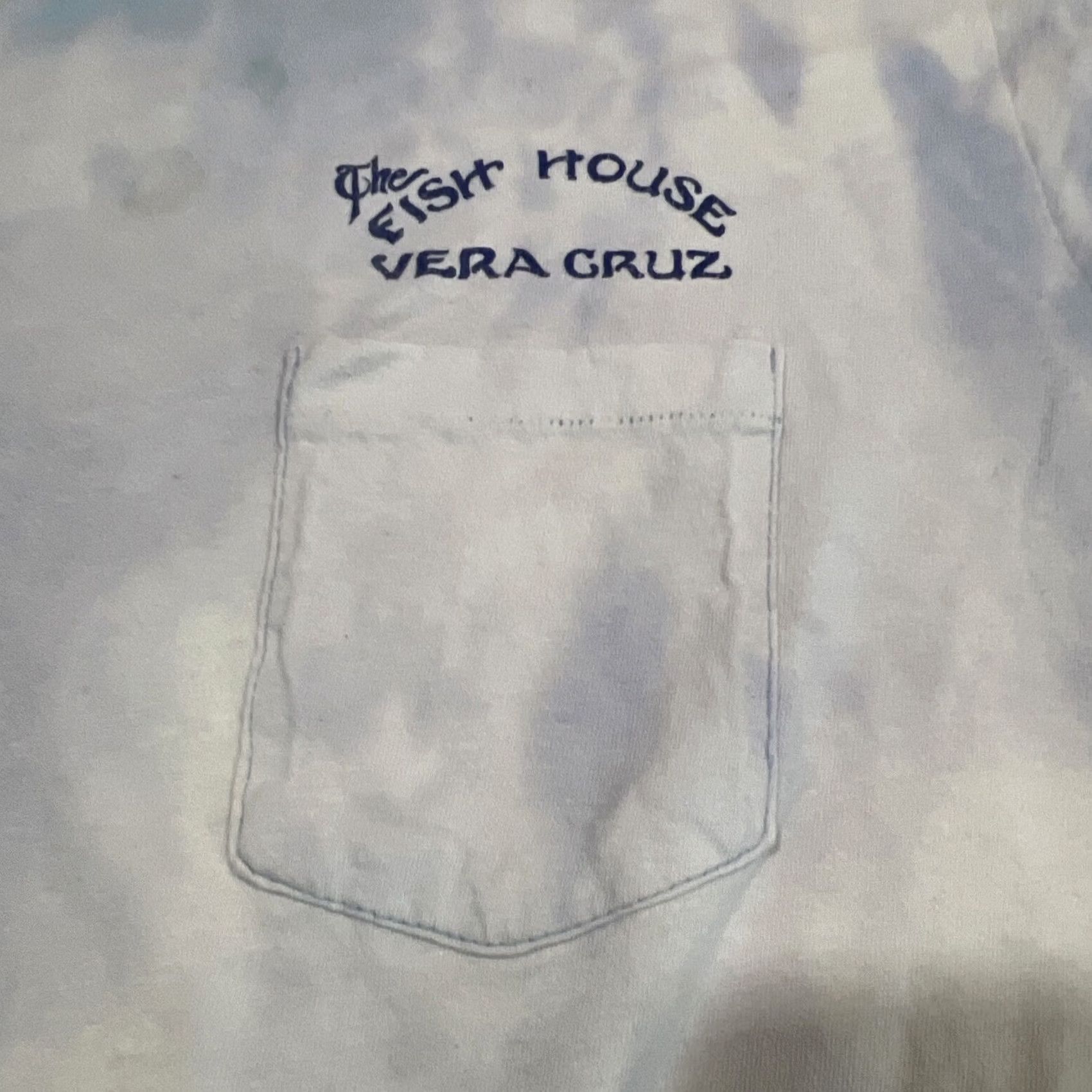 Vintage VINTAGE The Fish House Vera Cruz Men’s XL Single Stitch San Marcos White Cotton Graphic Tee Shirt Mens 1980s Size US XL / EU 56 / 4 - 6 Thumbnail