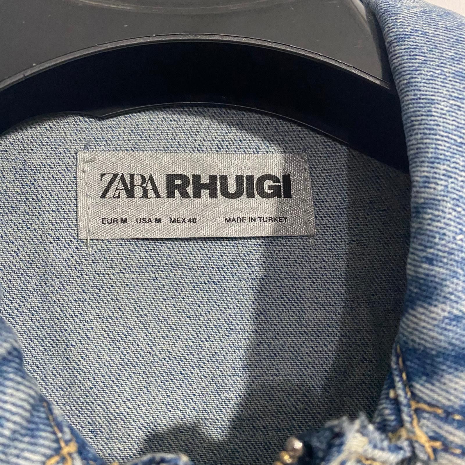 Rhude × Zara ZARA x RHUDE Denim Jacket – Streetwear Essential Size US M / EU 48-50 / 2 - 5 Thumbnail