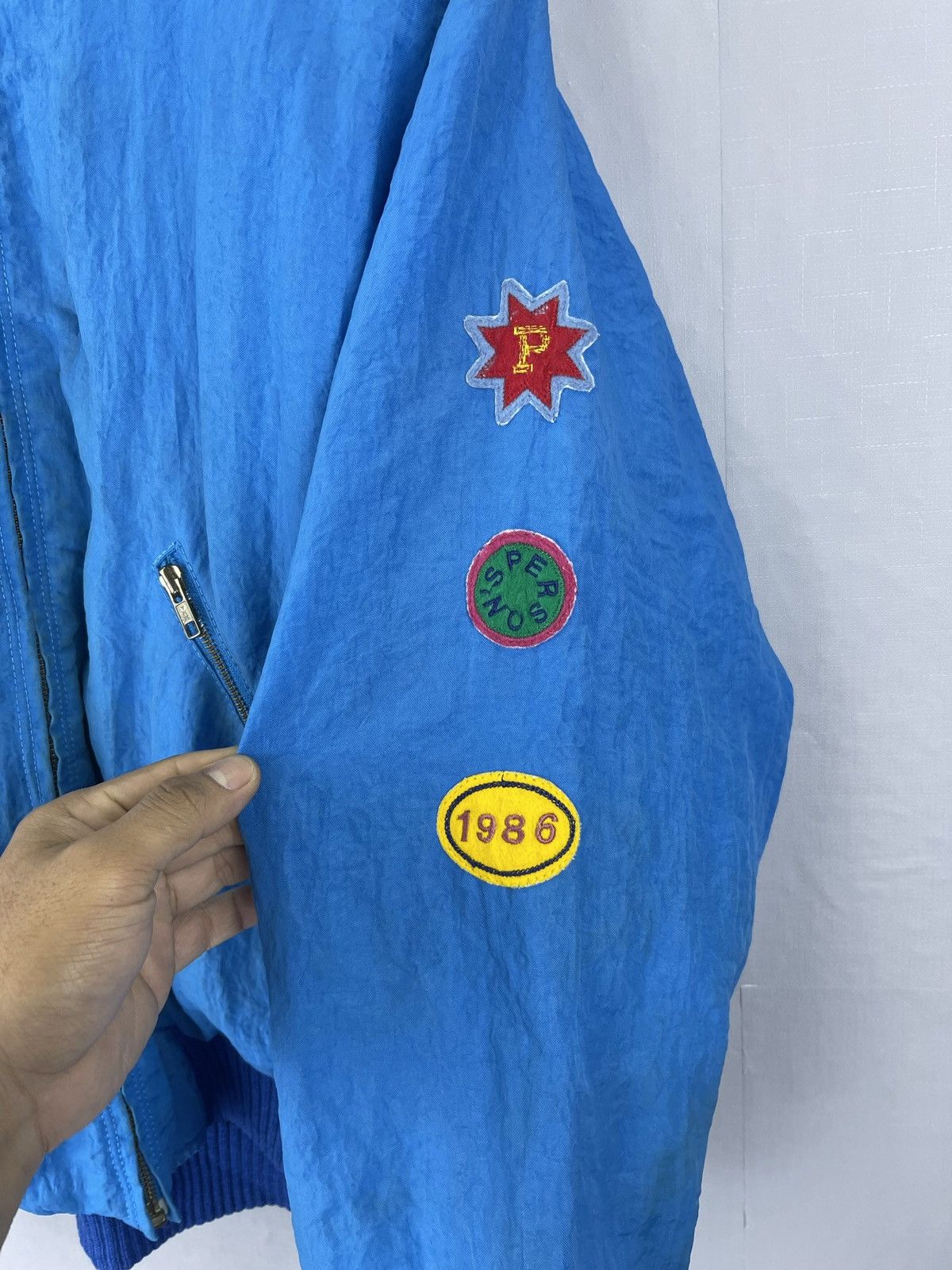 PERSON'S 🔥80s Person’s Big Carpet Patches Bomber Jacket Size US XL / EU 56 / 4 - 5 Thumbnail