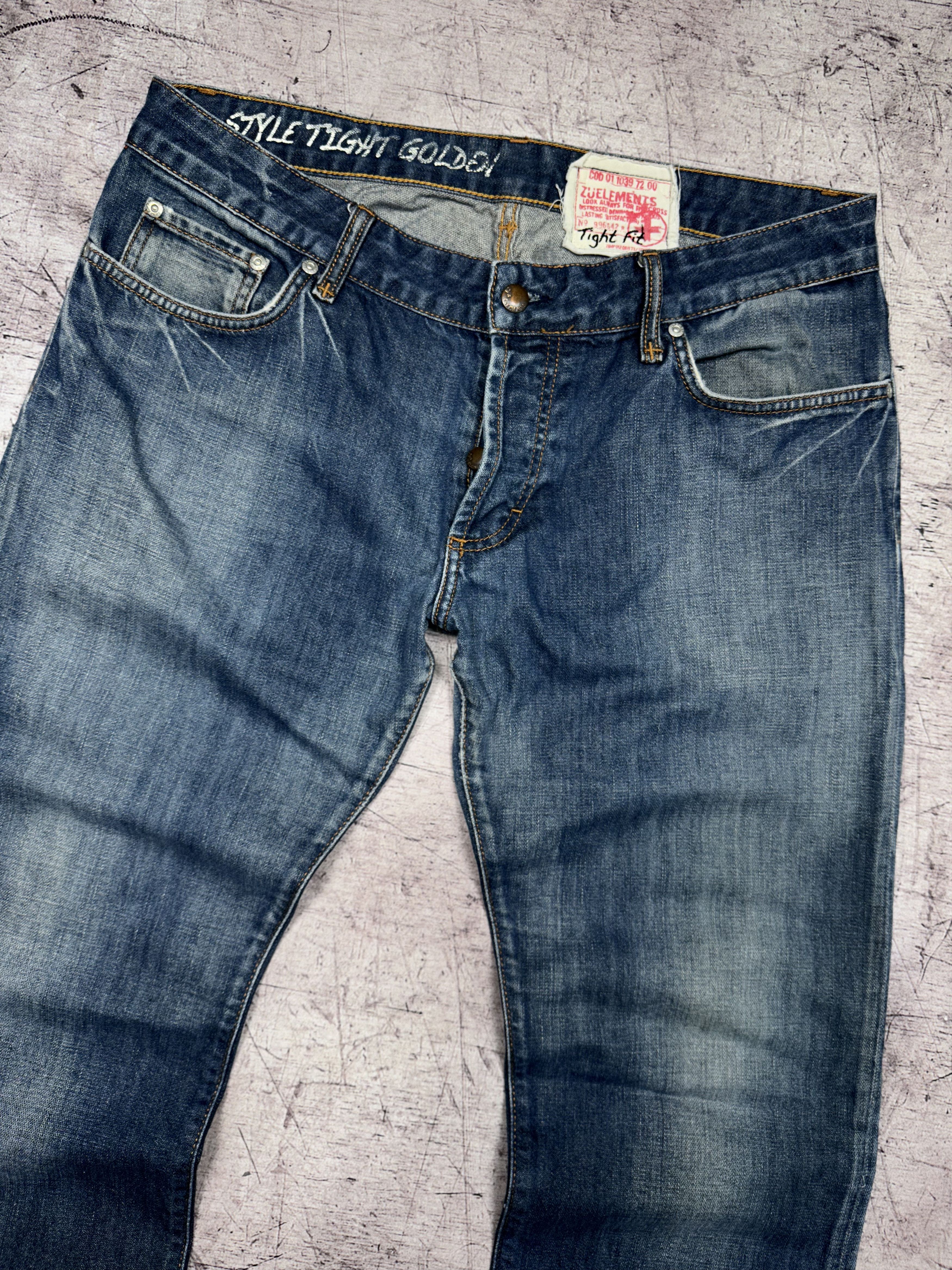 Vintage Zu Elements Vintage Mens Denim Pants Jeans Size US 33 - 7 Thumbnail