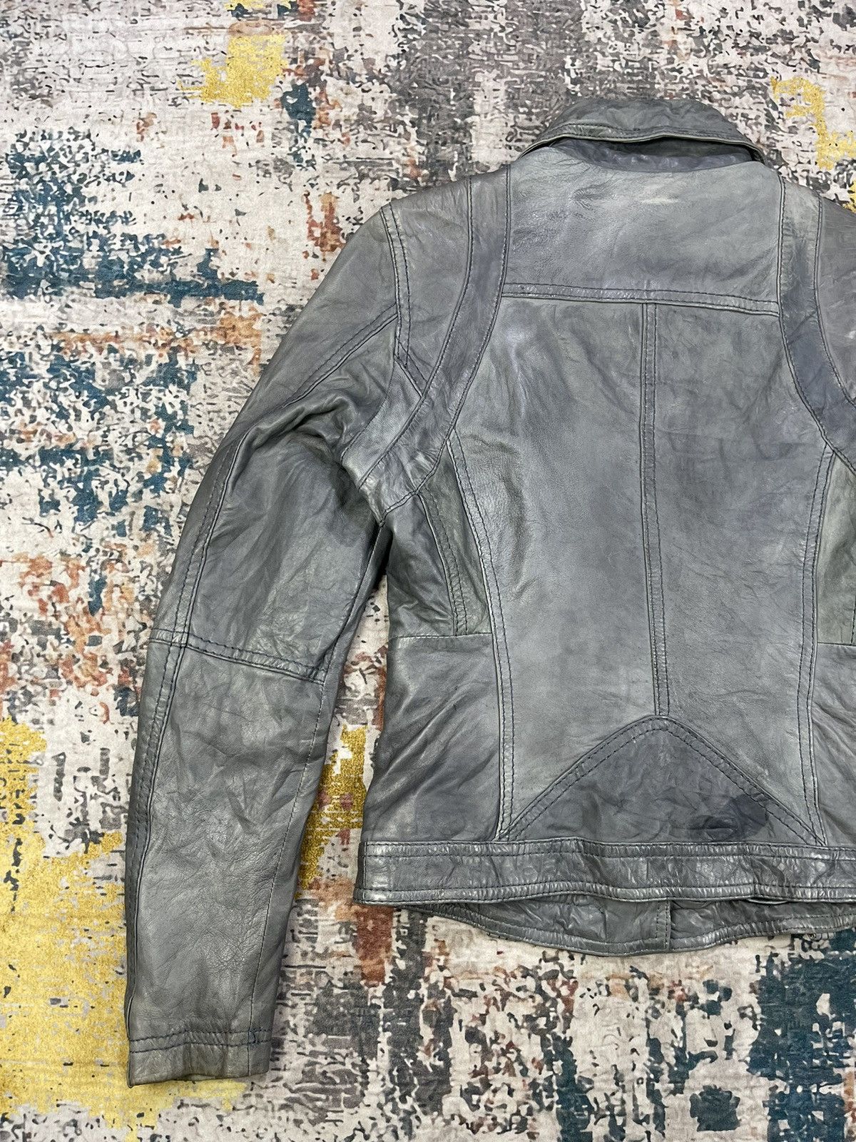 Genuine Leather Street One Sheep Leather Double Collar Biker Jackets Size S / US 4 / IT 40 - 7 Thumbnail