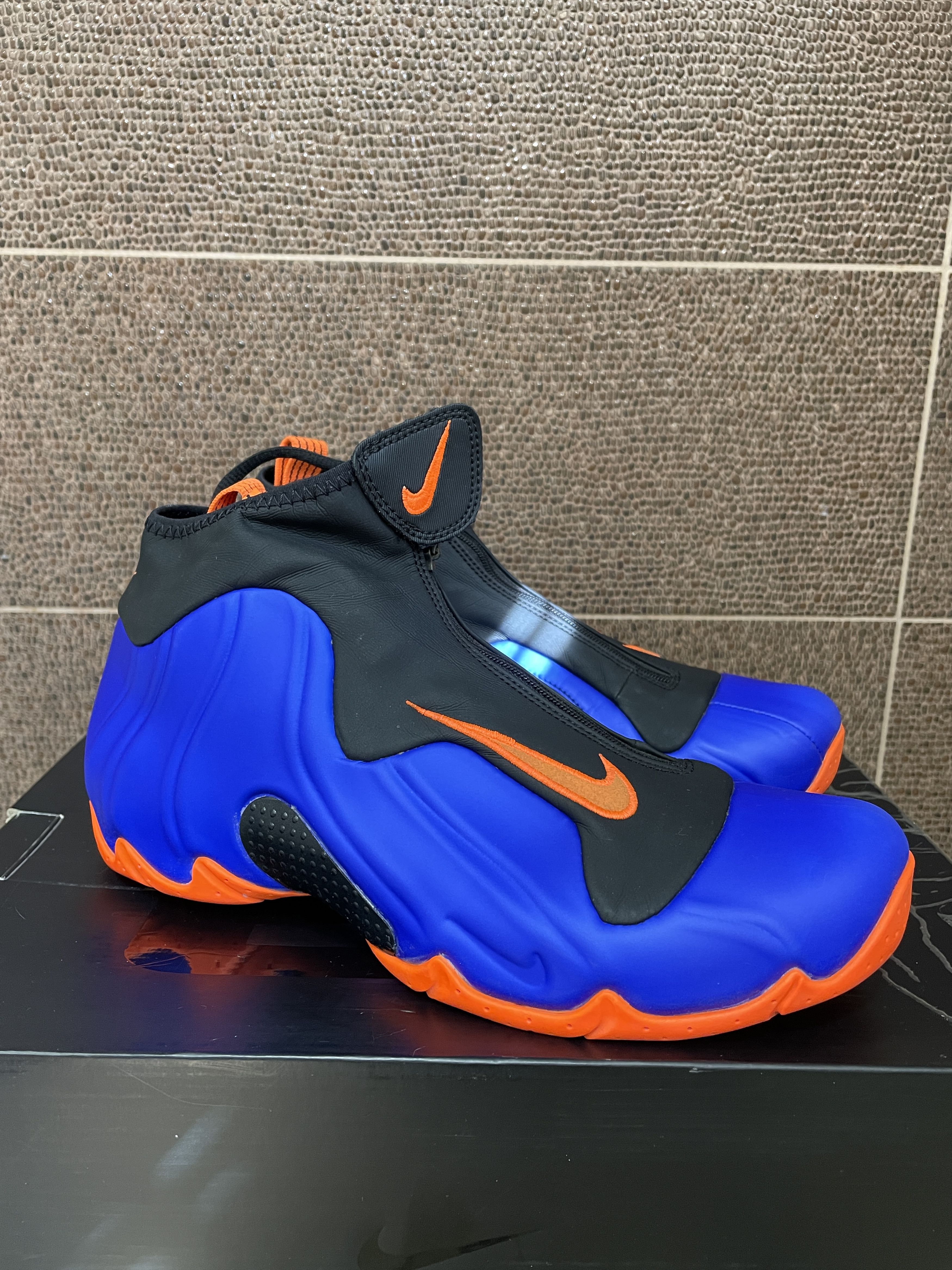Nike Nike Air Flightposite Blue Zoom 1 Sneakers Jordan Shoes Max Size US 8 / EU 41 - 1 Thumbnail